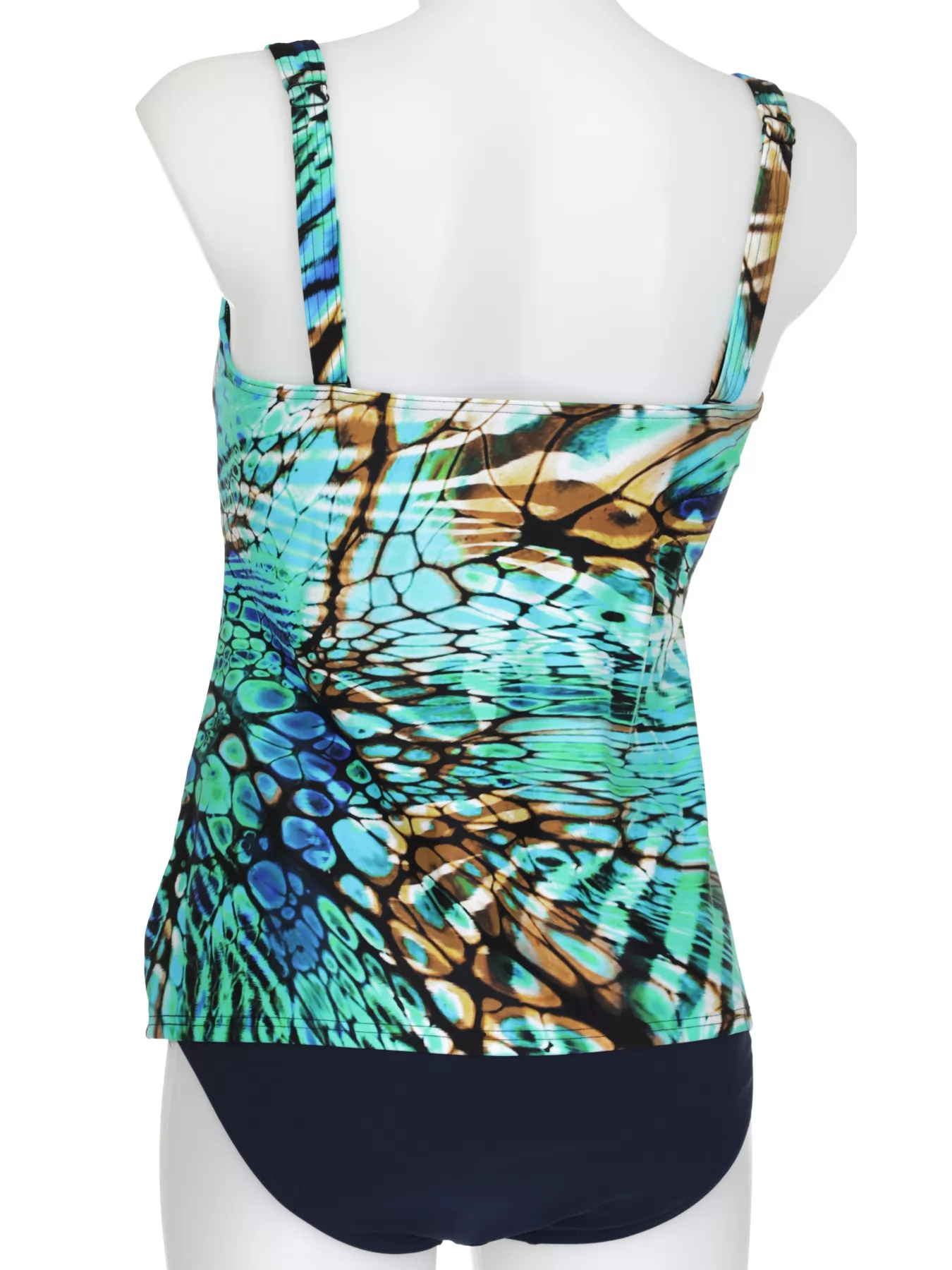 Granatowy, wielobarwny, zielony Tankini Sunflair 78005 - zdjęcie 6