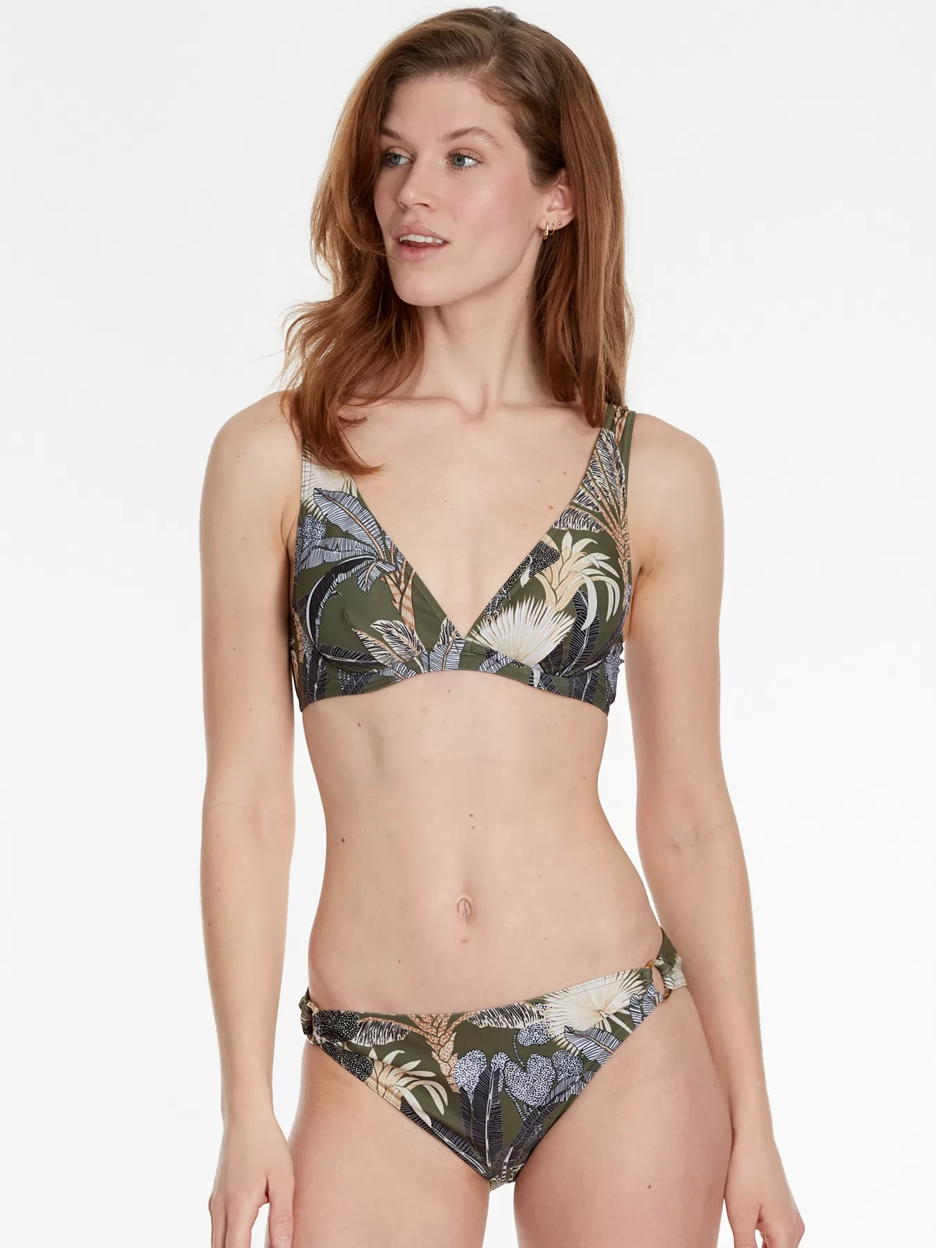 Beżowy, zielony Kostium kąpielowy Sunflair 71027 - zdjęcie 1