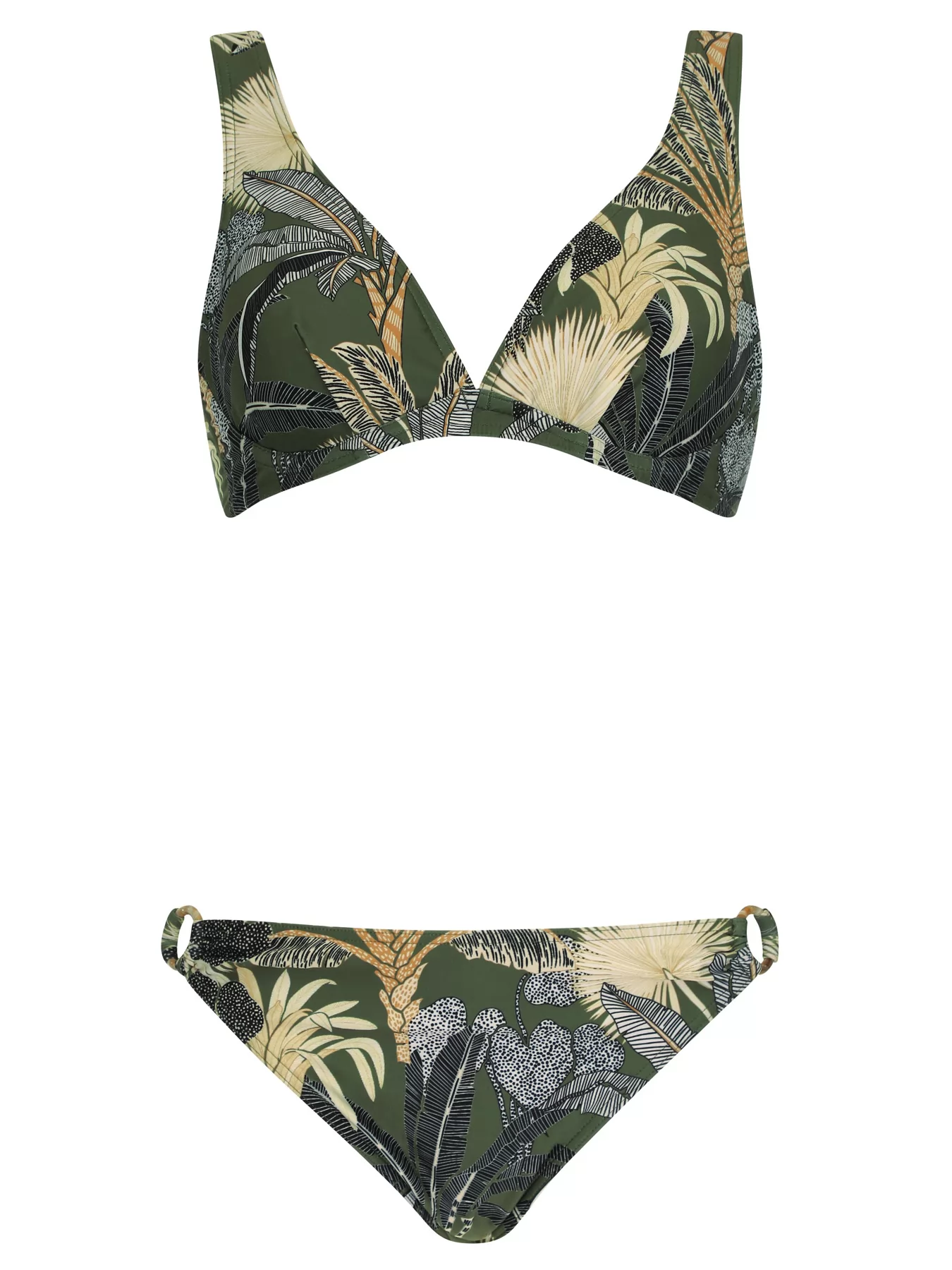 Beżowy, zielony Kostium kąpielowy Sunflair 71027 - zdjęcie 4