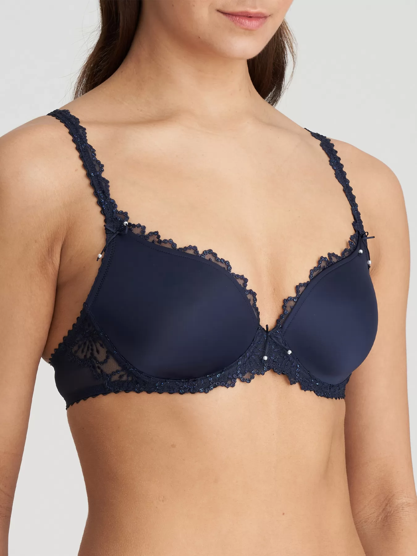 Granatowy Biustonosz push-up Marie Jo Jane 101336 - zdjęcie 3