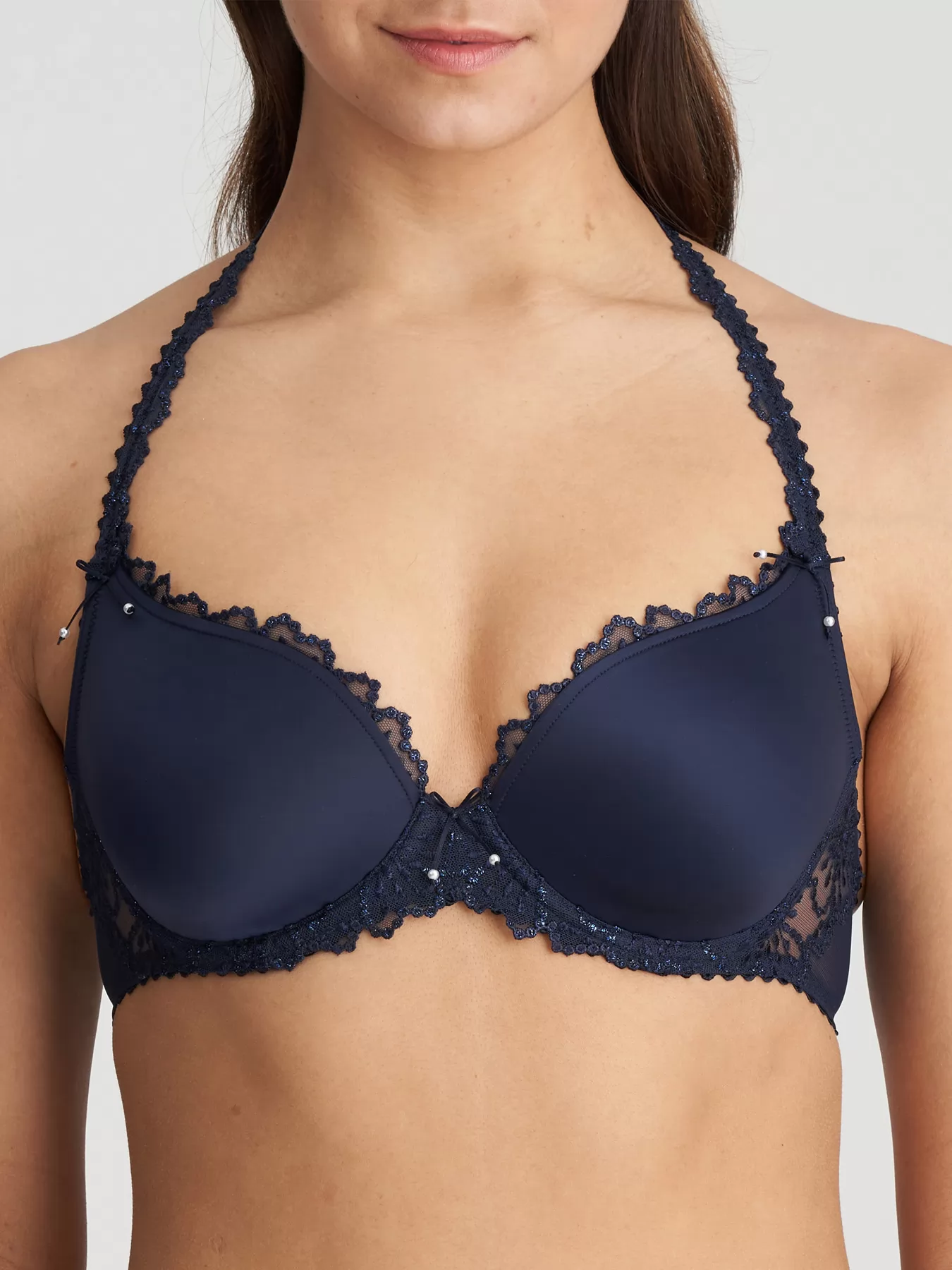 Granatowy Biustonosz push-up Marie Jo Jane 101336 - zdjęcie 4