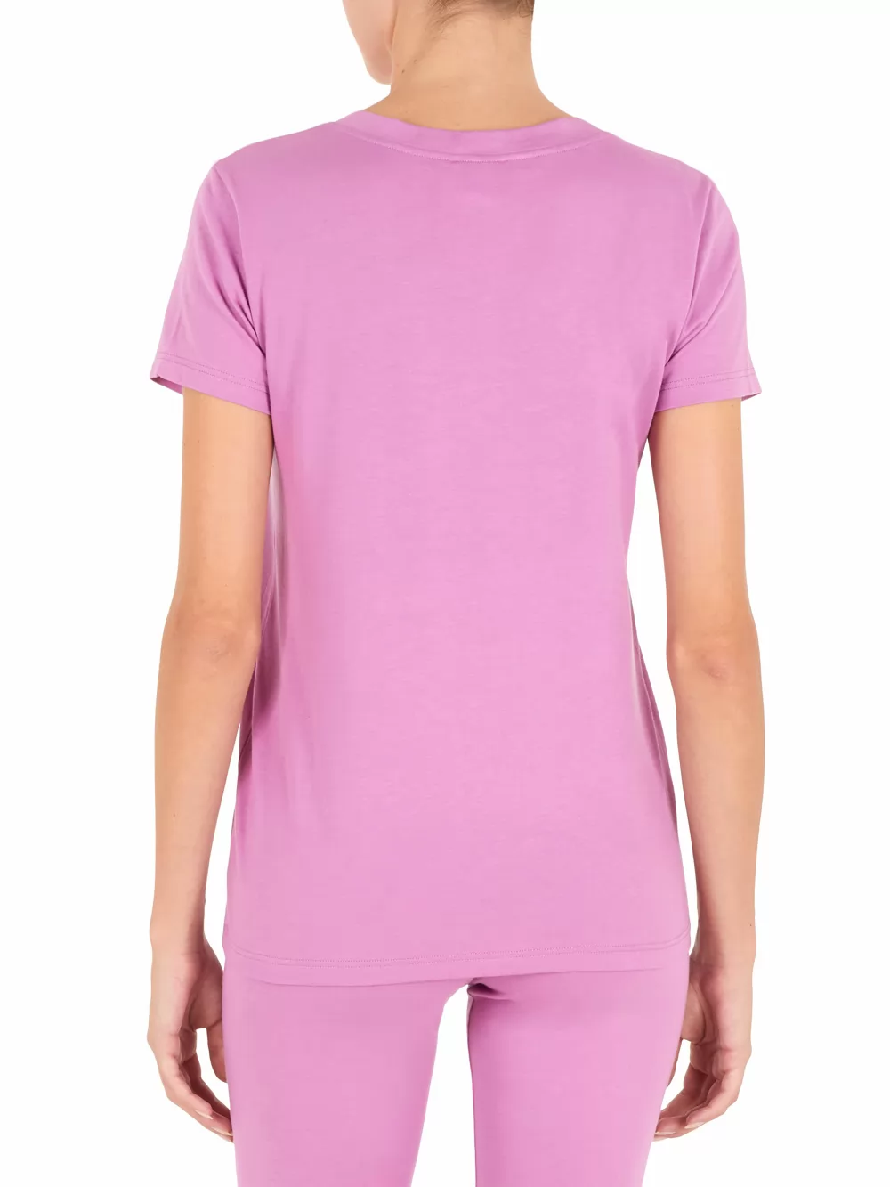 Różowy Koszulka damska Emporio Armani 1647223F227 - zdjęcie 2