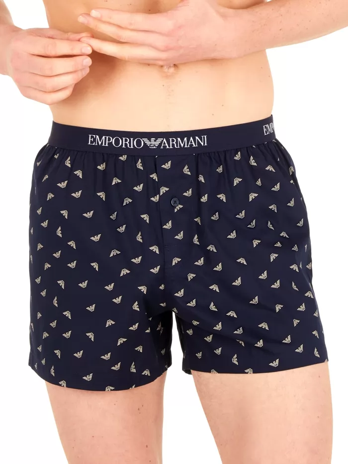 Granatowy Bokserki męskie Emporio Armani 1109913F576 - zdjęcie 1