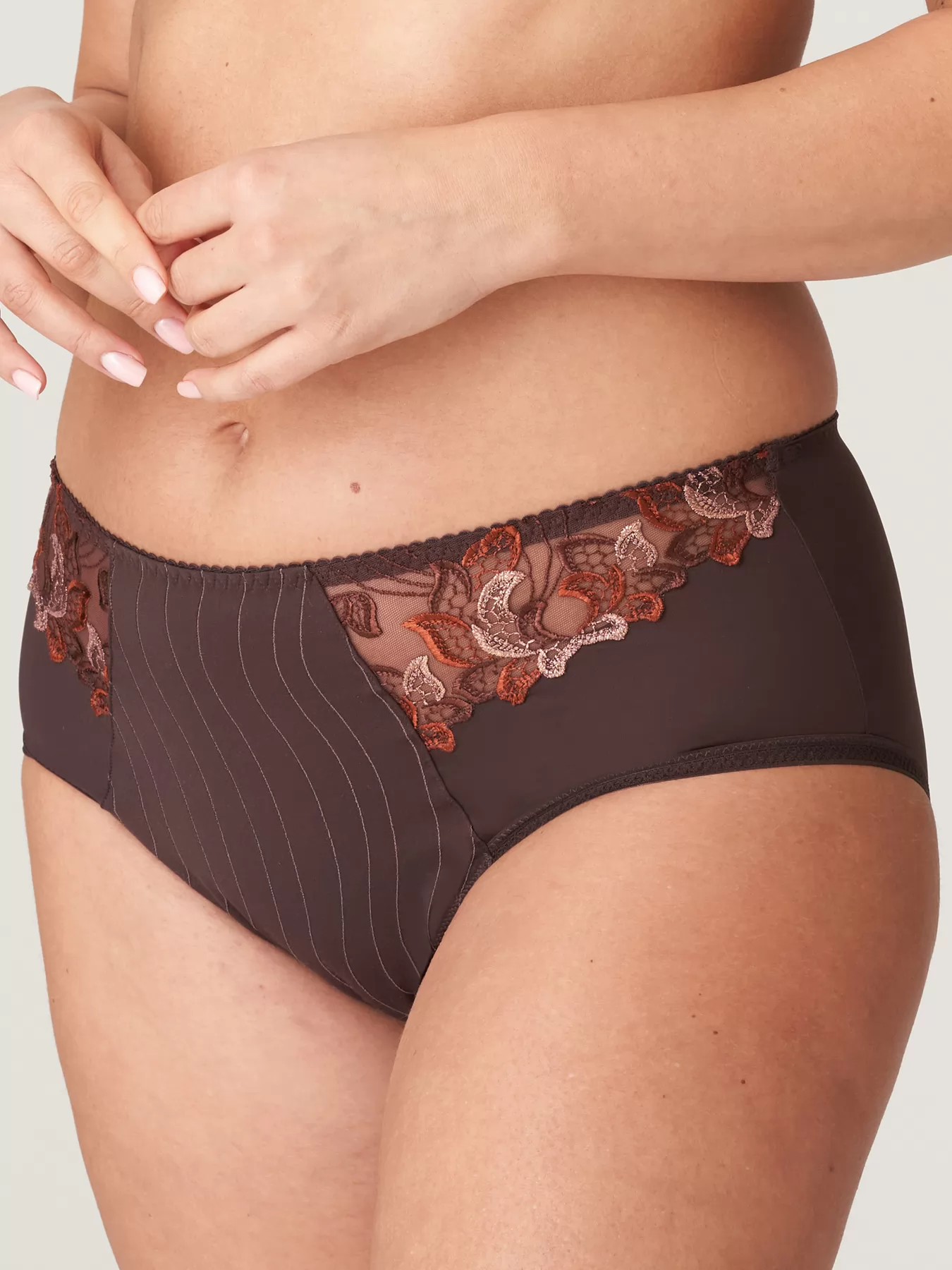 Brązowy Figi pełne PrimaDonna Deauville 561816 - zdjęcie 3