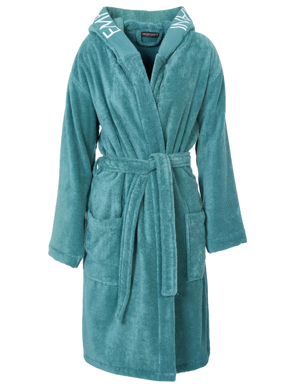 Zielony Szlafrok damski Emporio Armani 1646943F291 - zdjęcie 3