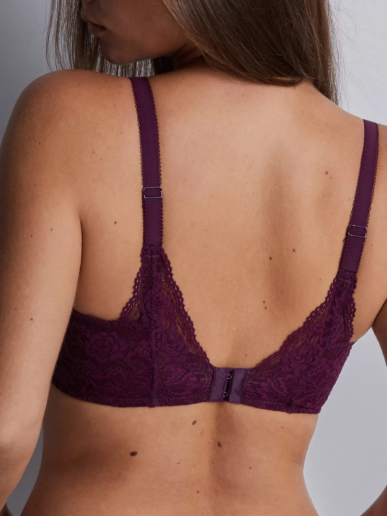 Fioletowy Biustonosz Aubade Rosessence HK12-2-6 - zdjęcie 2