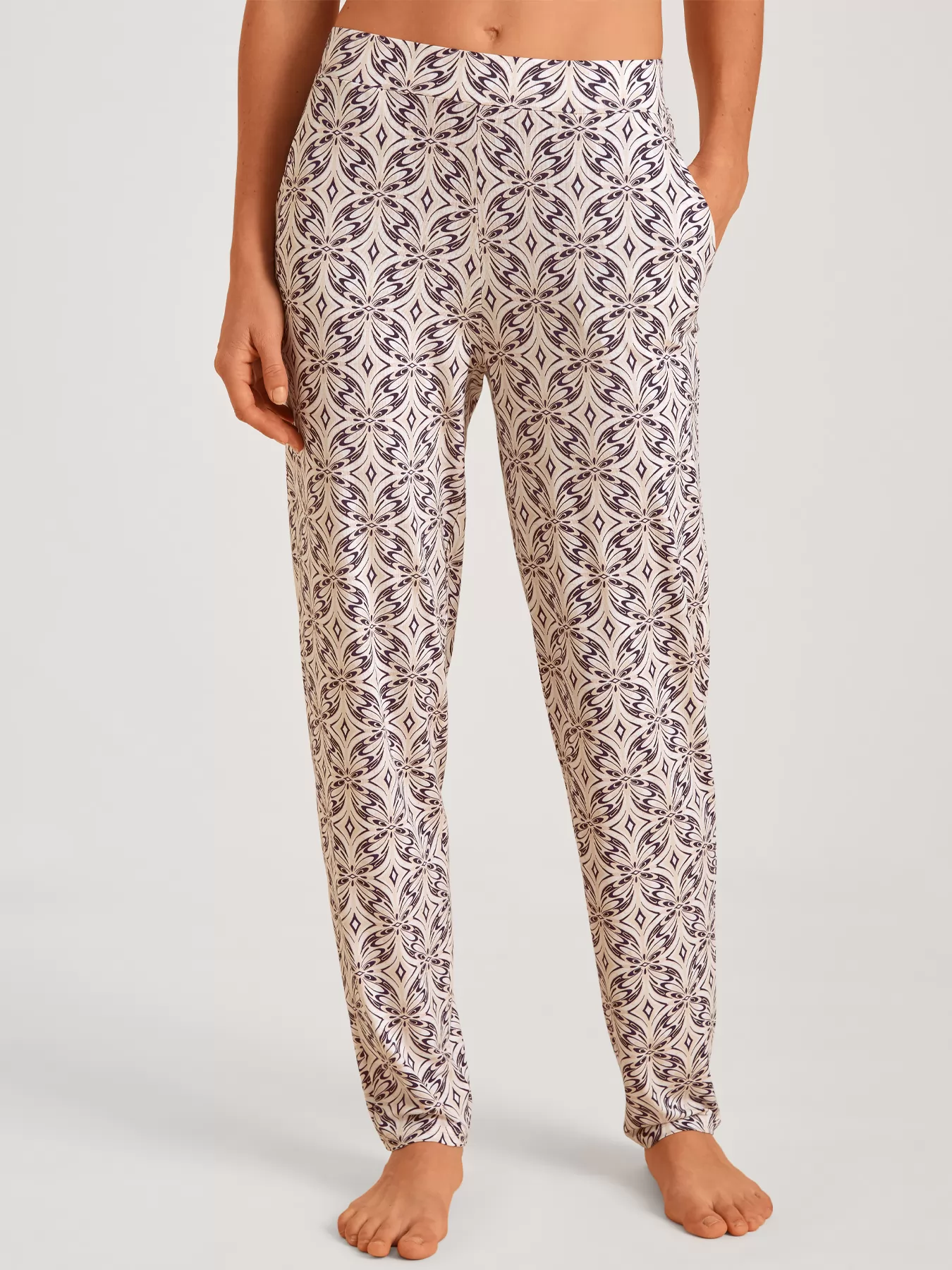 Kremowy Spodnie damskie Calida Favourites Seduction 29392 - zdjęcie 1