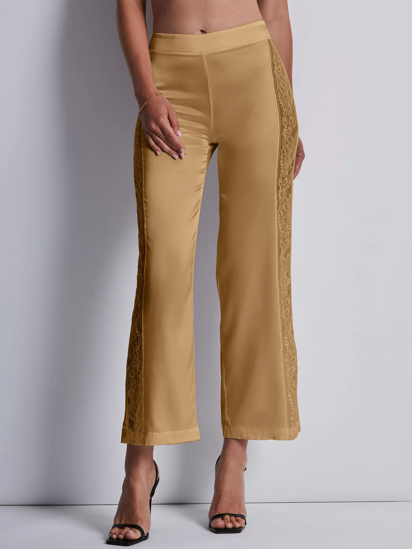 Złoty Jedwabne spodnie Aubade Midnight Whisper 2S60 - zdjęcie 1