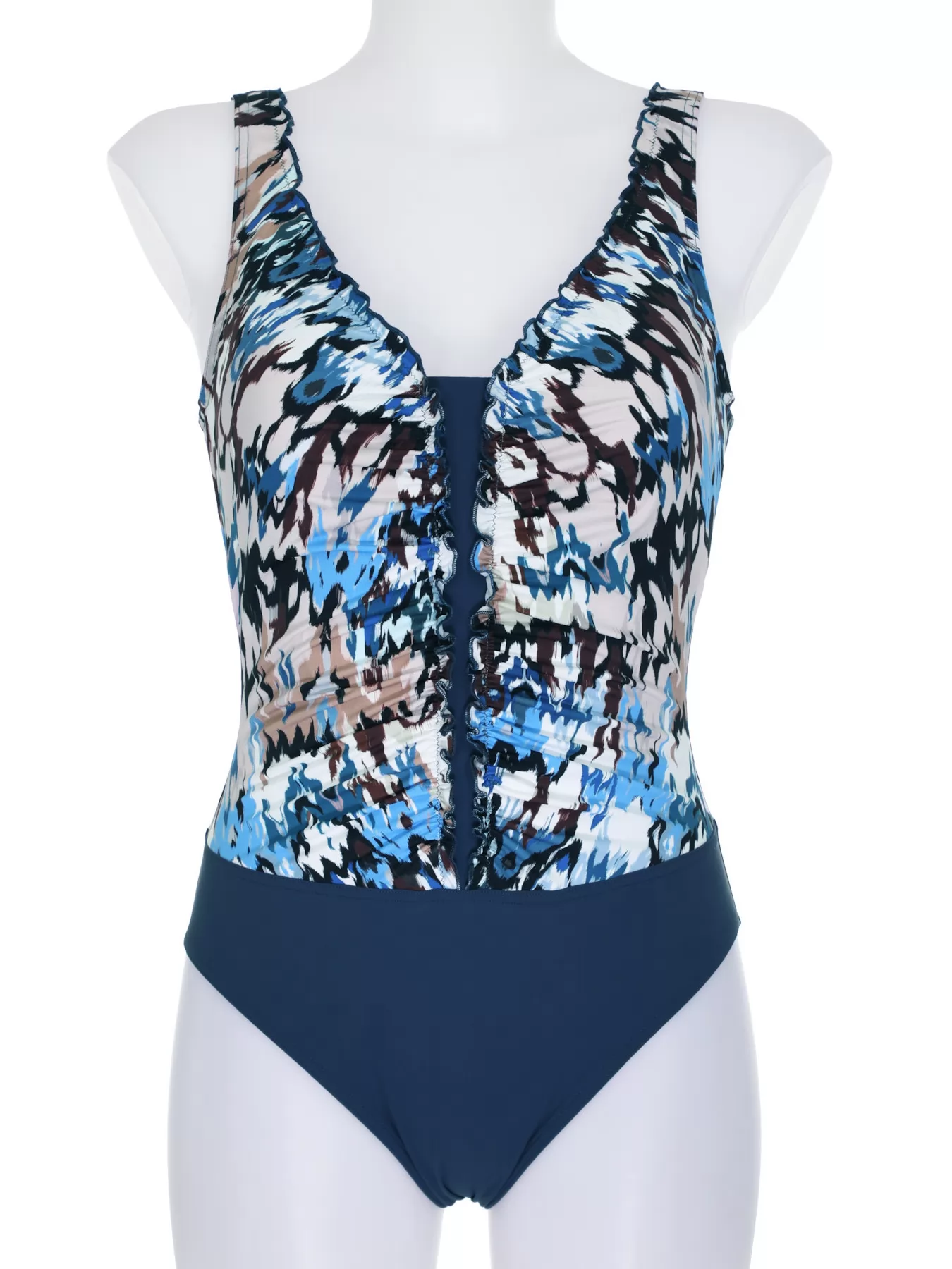 Granatowy, niebieski Kostium kąpielowy Sunflair 22160 - zdjęcie 6