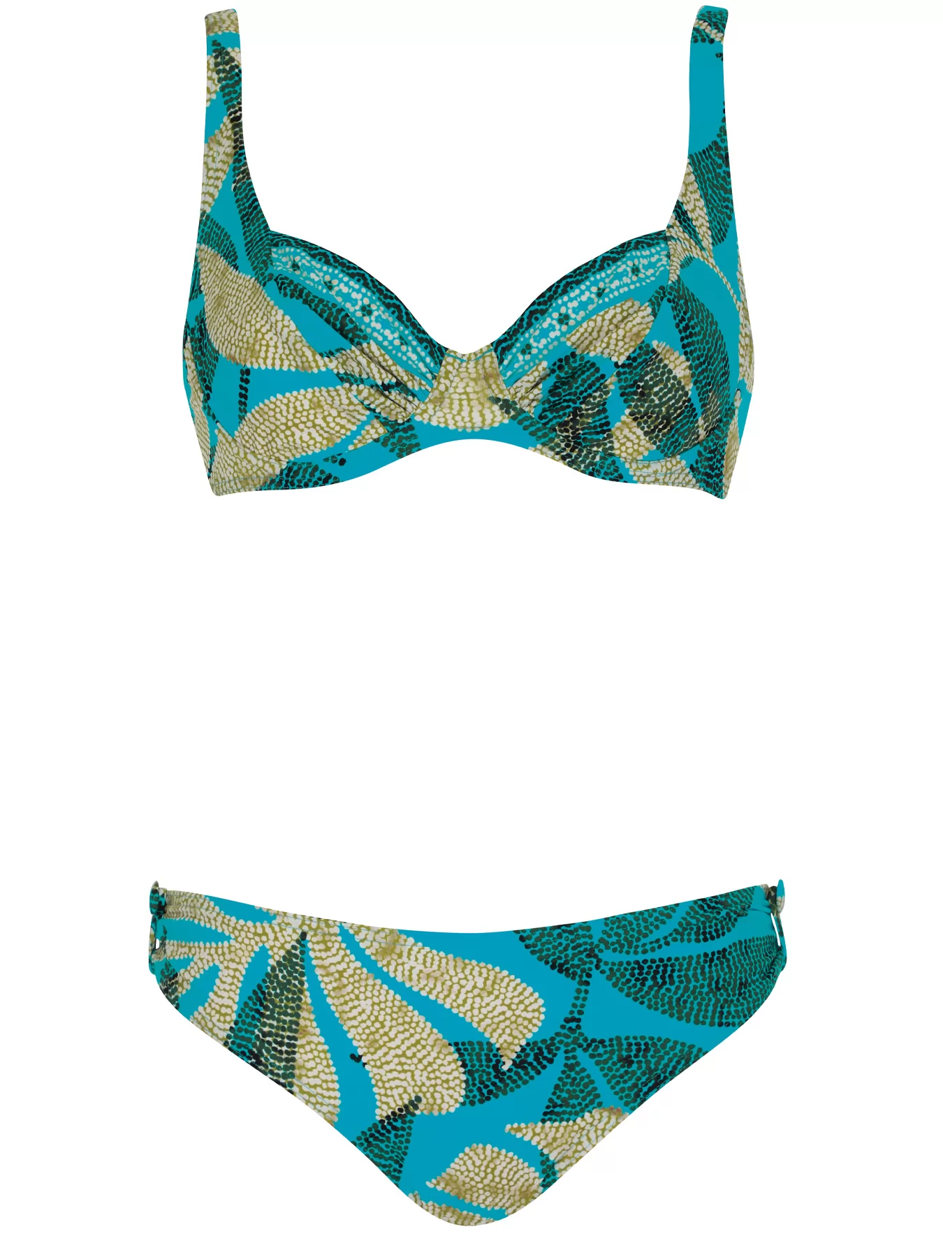 Beżowy, niebieski, zielony Kostium kąpielowy Sunflair 21118 - zdjęcie 1