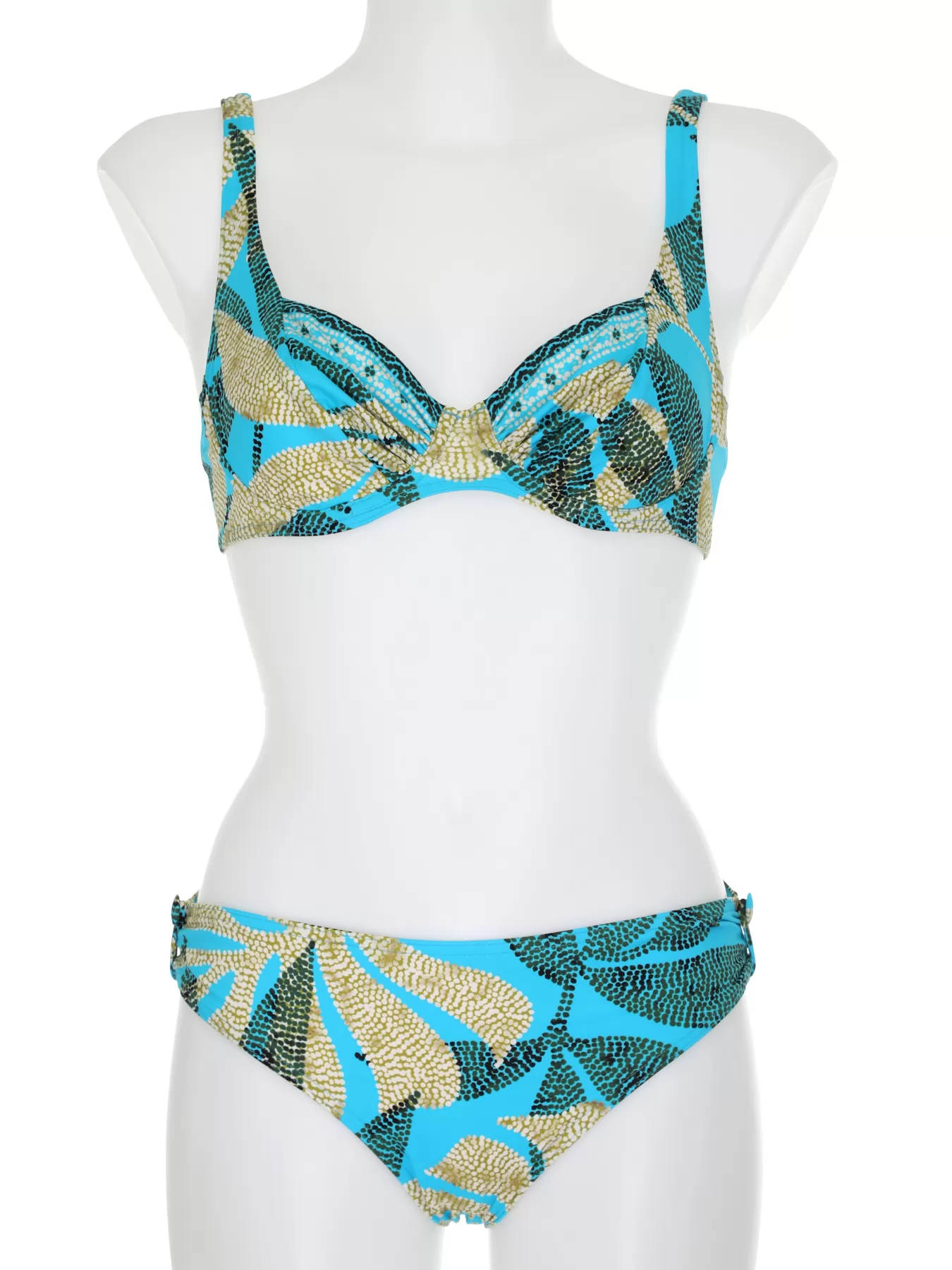 Beżowy, niebieski, zielony Kostium kąpielowy Sunflair 21118 - zdjęcie 3