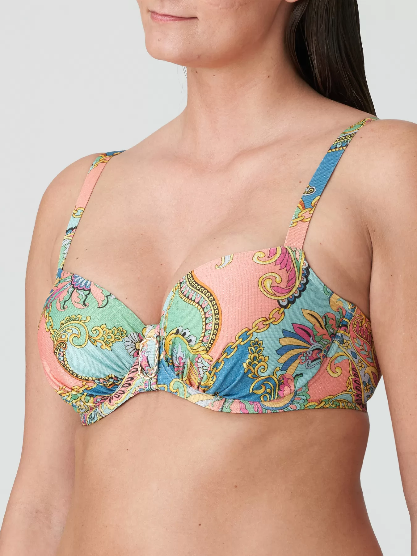 Niebieski, pomarańczowy, wielobarwny, zielony Góra od kostiumu PrimaDonna Celaya 4011210 - zdjęcie 4