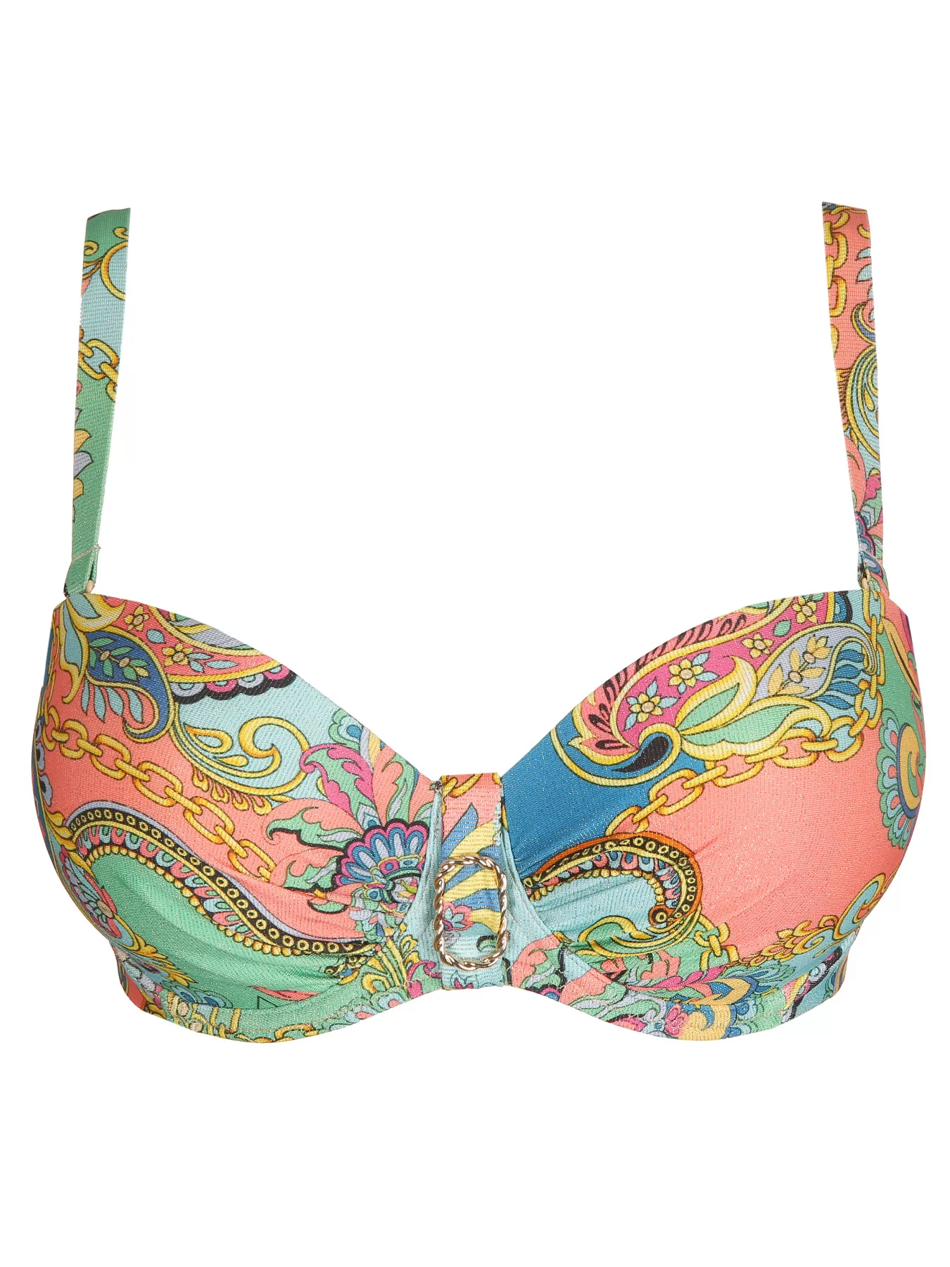 Niebieski, różowy, wielobarwny, zielony Góra od kostiumu PrimaDonna Celaya 4011217 - zdjęcie 6