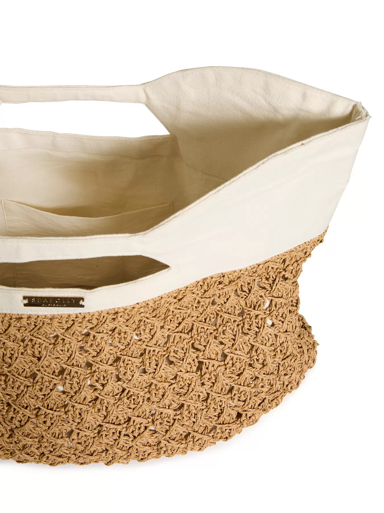 Beżowy, brązowy Torba plażowa Seafolly 72018-BG - zdjęcie 2