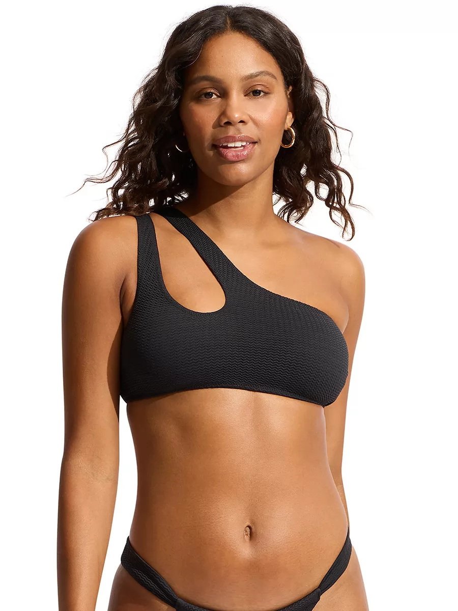 Czarny Góra od bikini Seafolly Sea Dive 31454-861 - zdjęcie 1