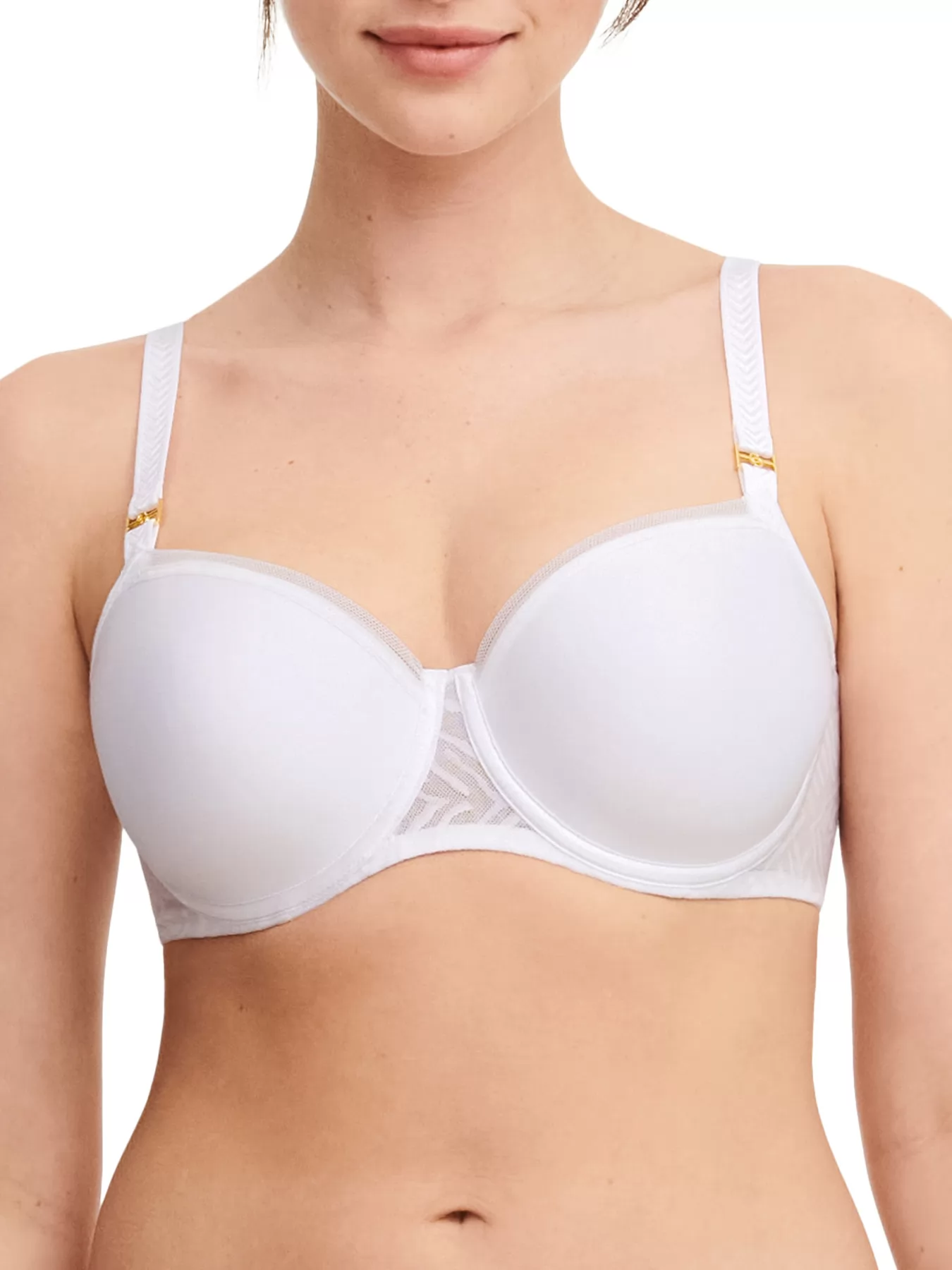 Biały Biustonosz Chantelle Graphic Allure C21T60 - zdjęcie 1