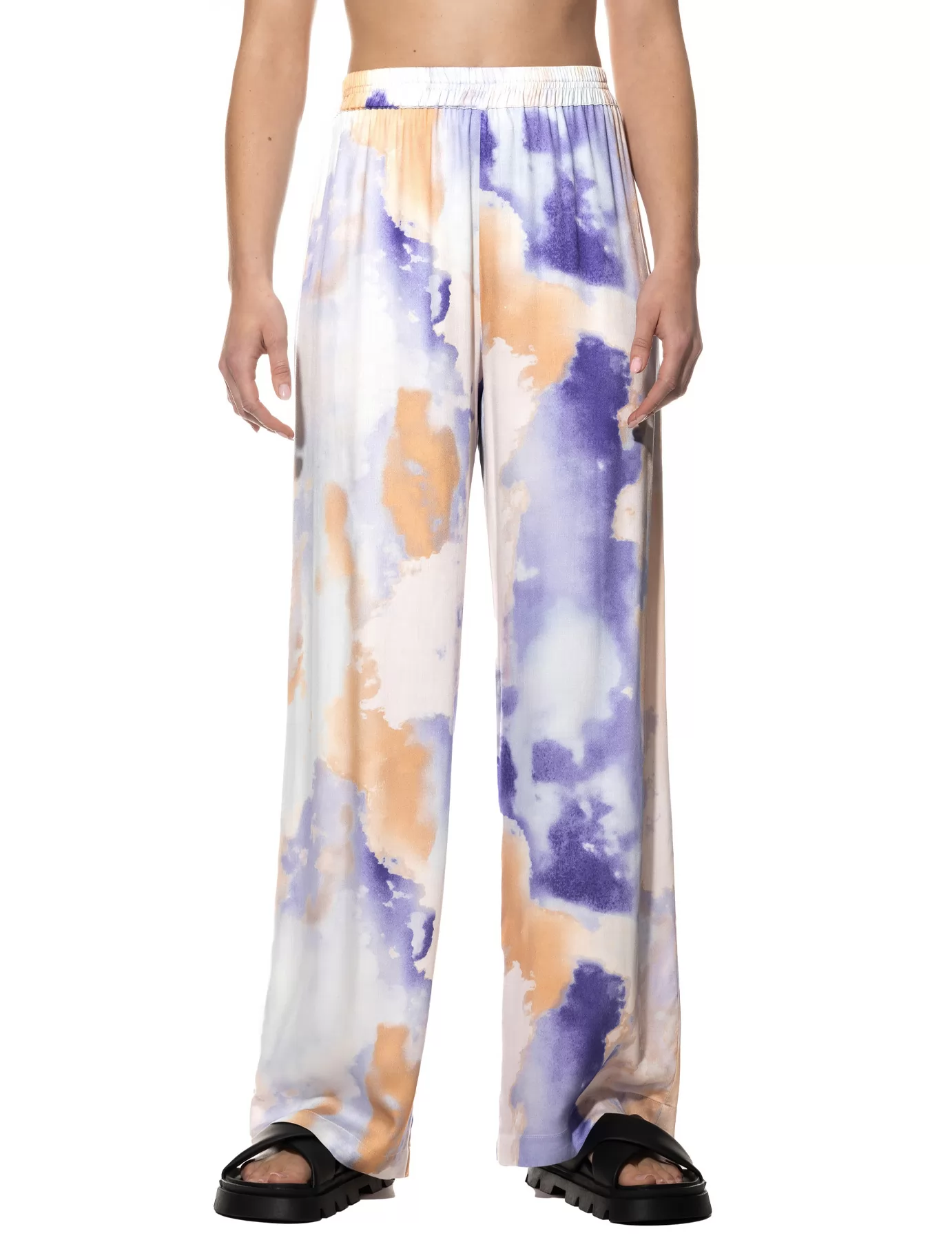 Biały, fioletowy, pomarańczowy Spodnie damskie mey Feli 17719 - zdjęcie 1