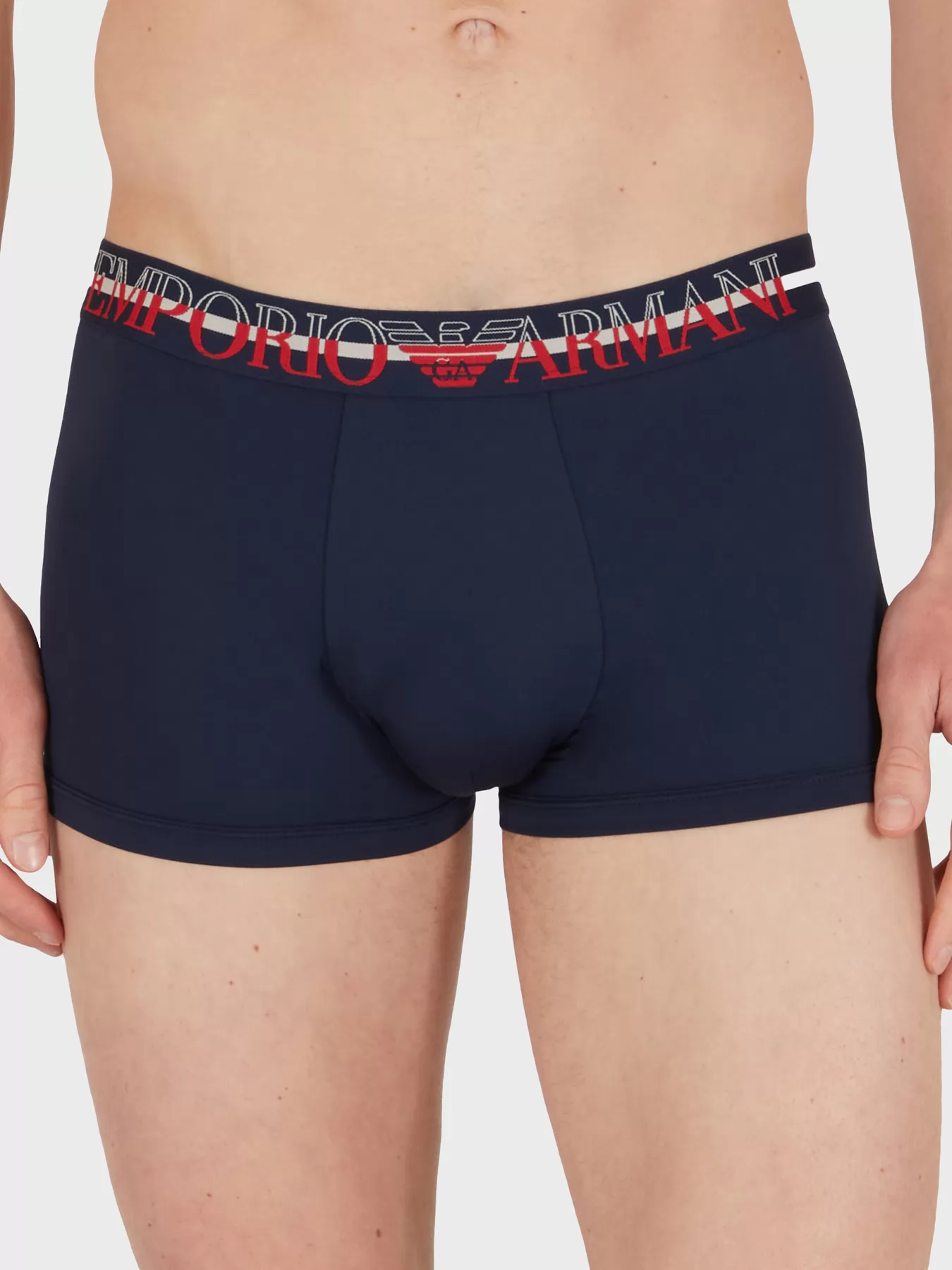 Czerwony, granatowy Bokserki męskie Emporio Armani 1113894R719 - zdjęcie 1