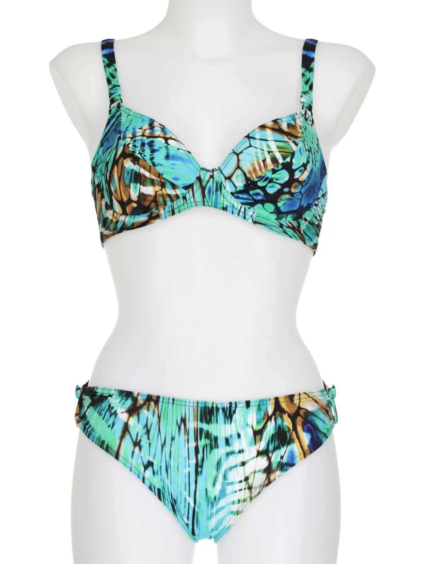 Wielobarwny, zielony Kostium kąpielowy Sunflair 71019 - zdjęcie 6