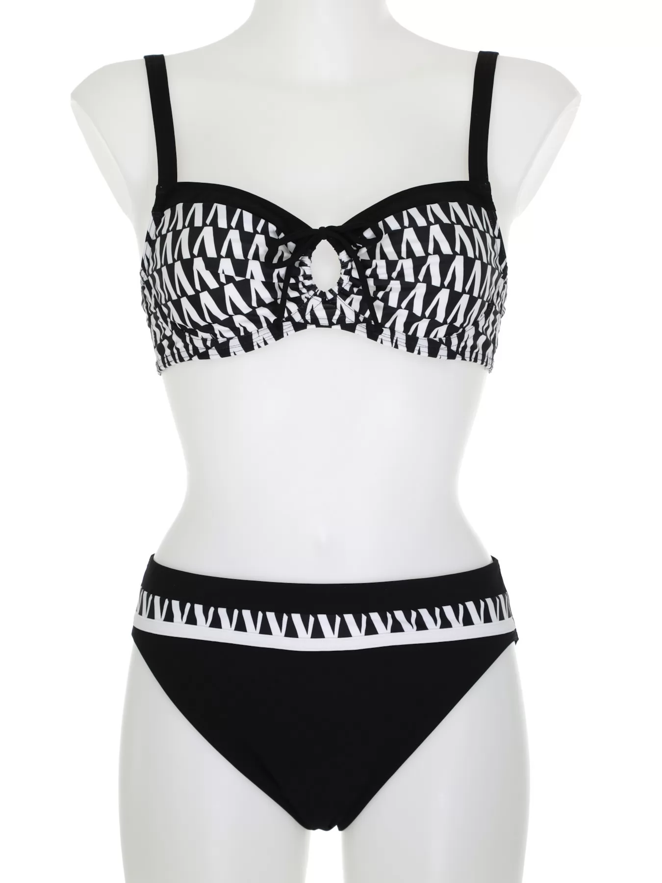 Czarno-biały, czarny Kostium kąpielowy Sunflair 21709 - zdjęcie 6