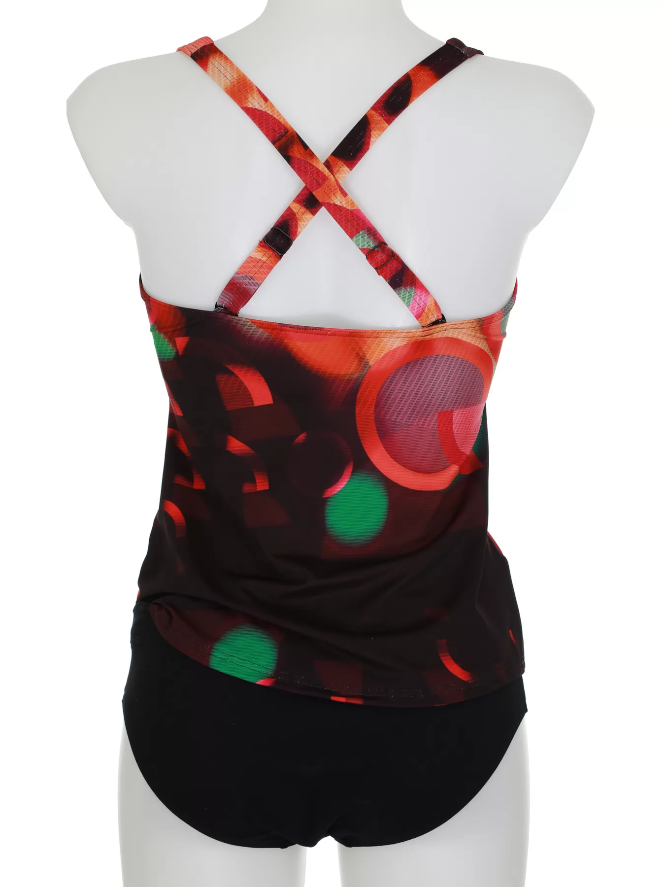 Czarny, czerwony, wielobarwny Tankini Sunflair 28015 - zdjęcie 2
