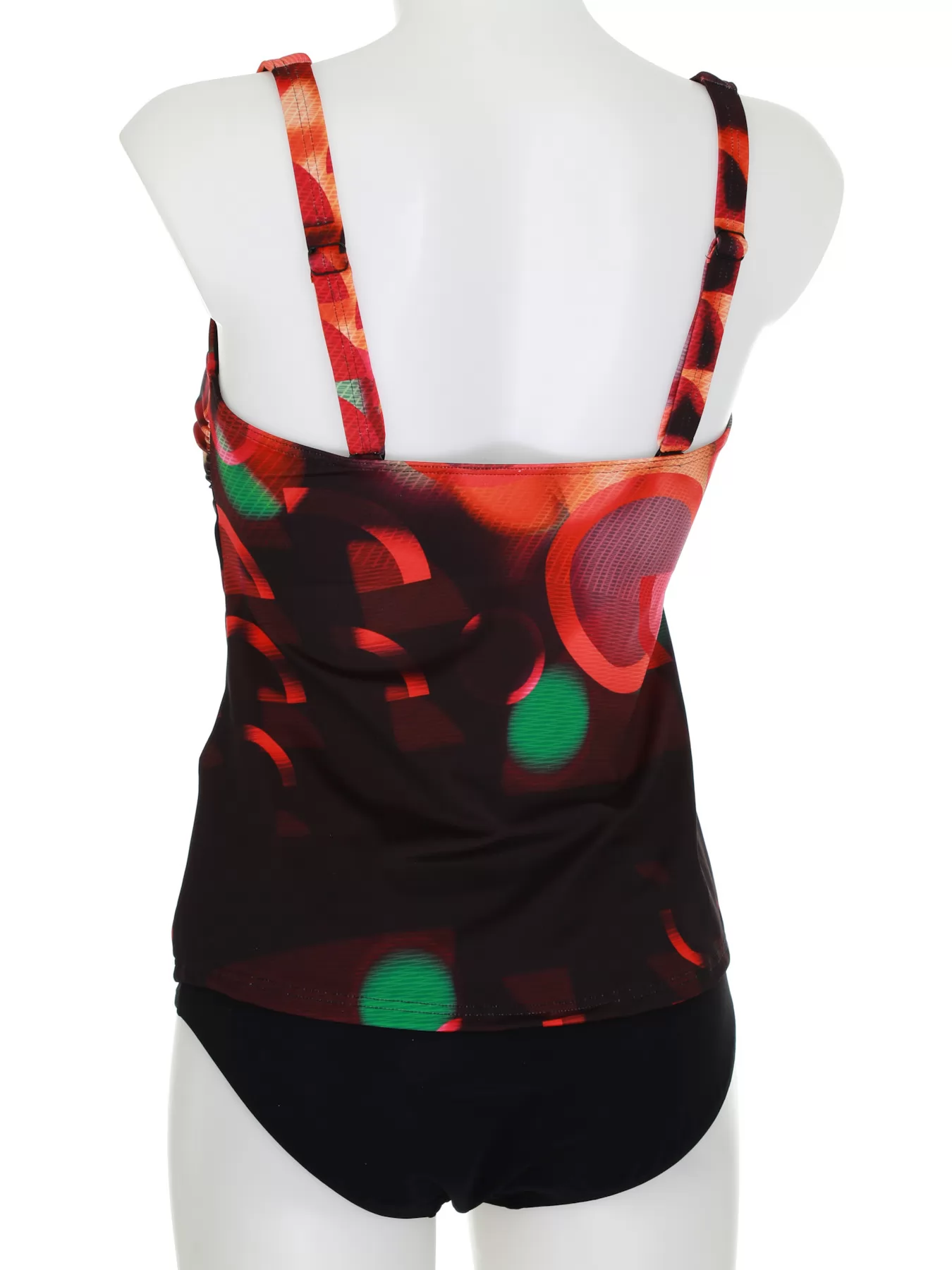 Czarny, czerwony, wielobarwny Tankini Sunflair 28015 - zdjęcie 4