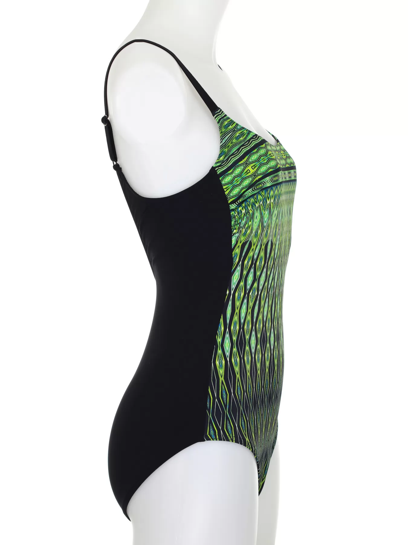 Granatowy, zielony Kostium kąpielowy Sunflair 22171 - zdjęcie 4