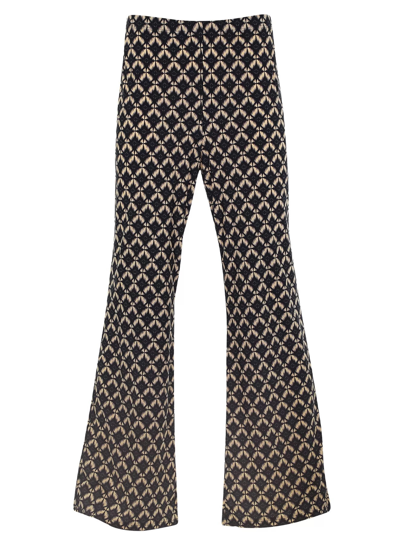 Beżowy, czarny Spodnie plażowe Opera 63651 - zdjęcie 1