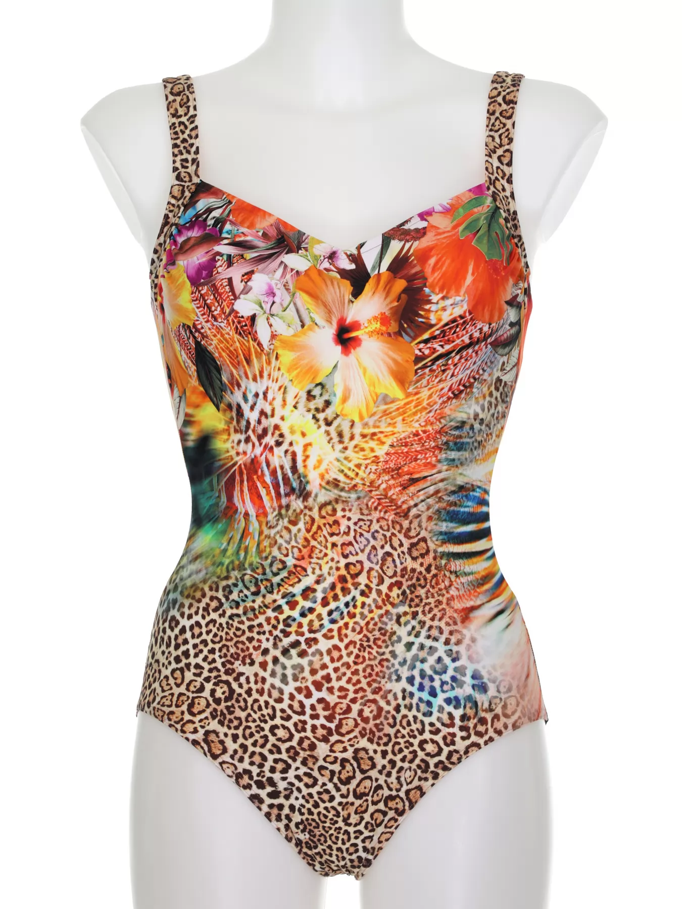 Wielobarwny, brązowy Kostium kąpielowy Sunflair 72024 - zdjęcie 9