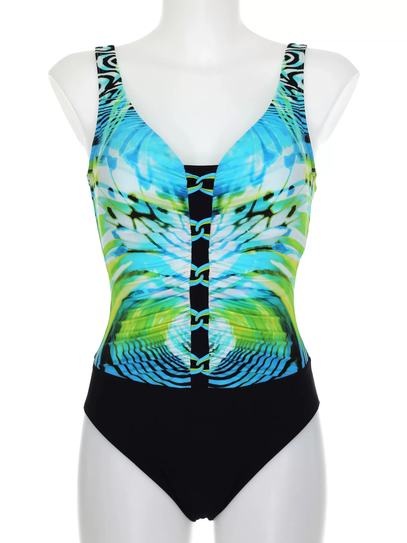 Granatowy, niebieski, zielony Kostium kąpielowy Sunflair Beautyform 72057 - zdjęcie 7