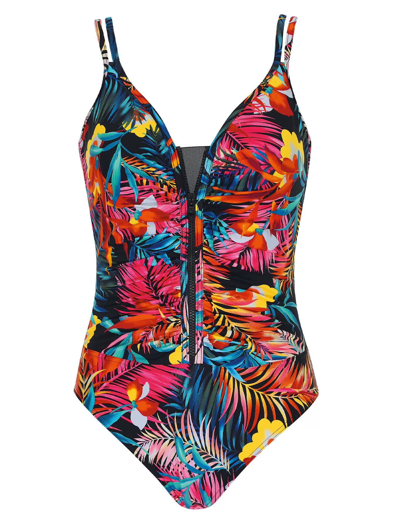 Pomarańczowy, różowy, wielobarwny Kostium kąpielowy Sunflair 72002 - zdjęcie 4