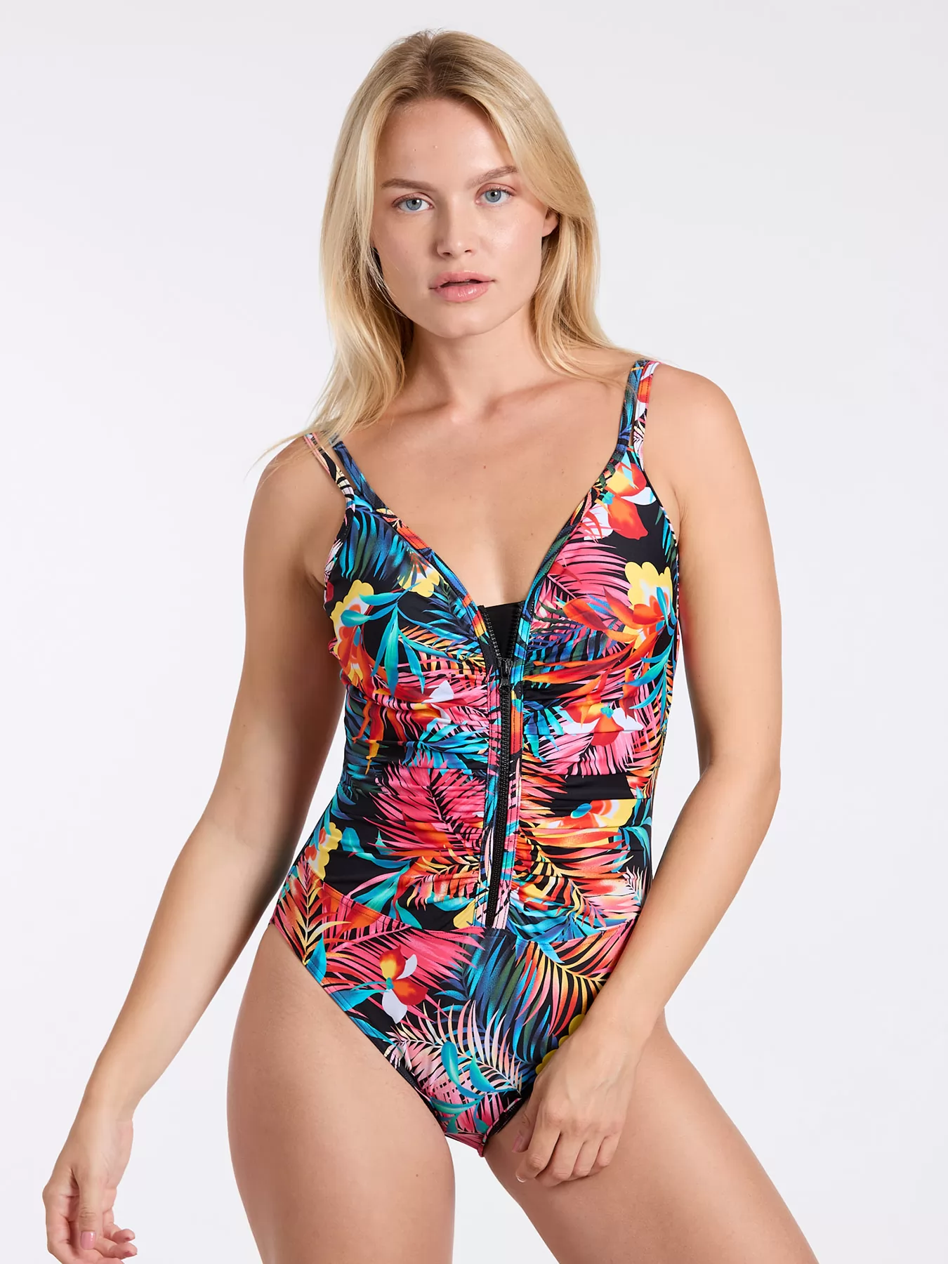 Pomarańczowy, różowy, wielobarwny Kostium kąpielowy Sunflair 72002 - zdjęcie 1