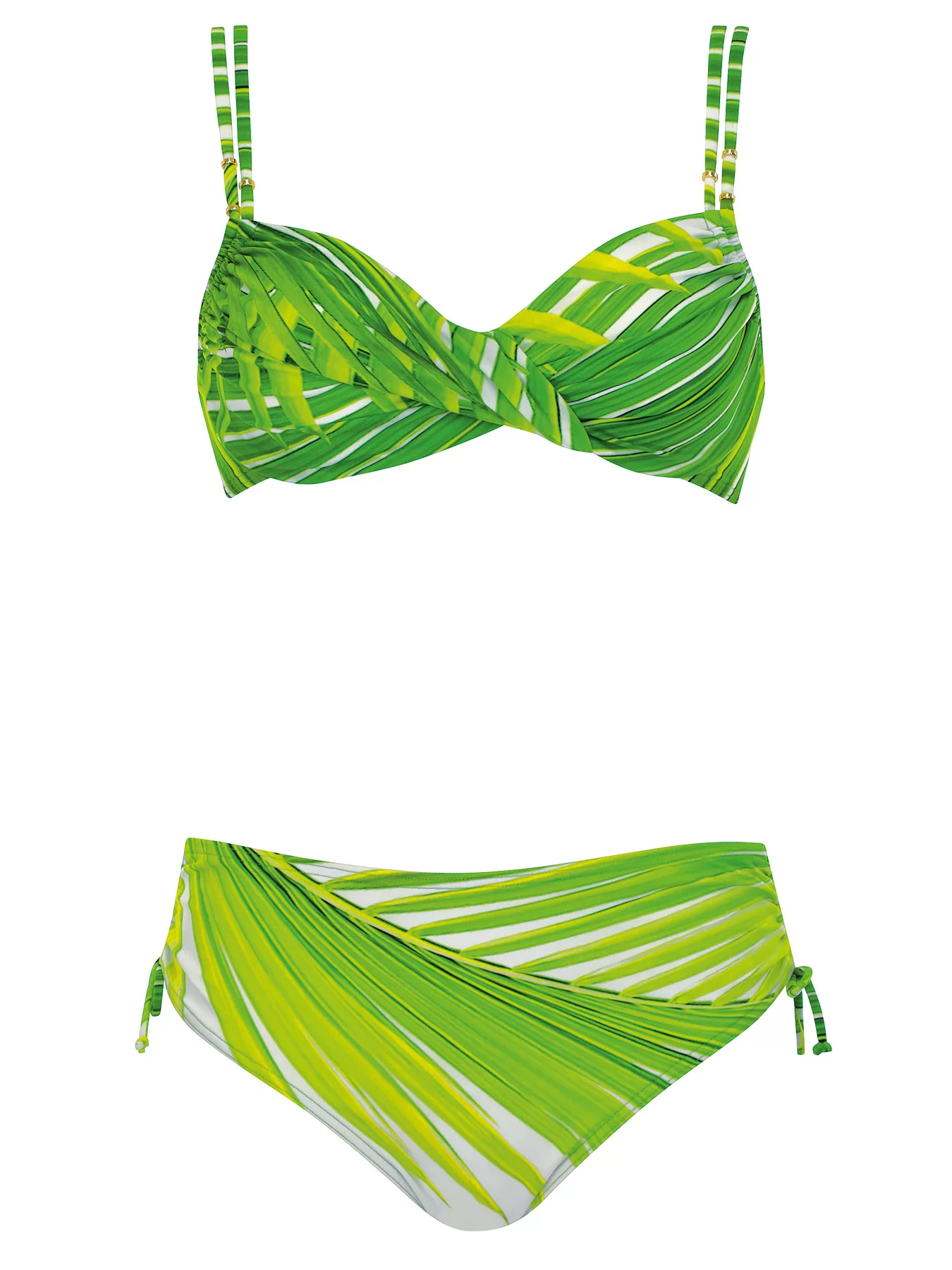 Biały, zielony Kostium kąpielowy Opera 61603 - zdjęcie 1