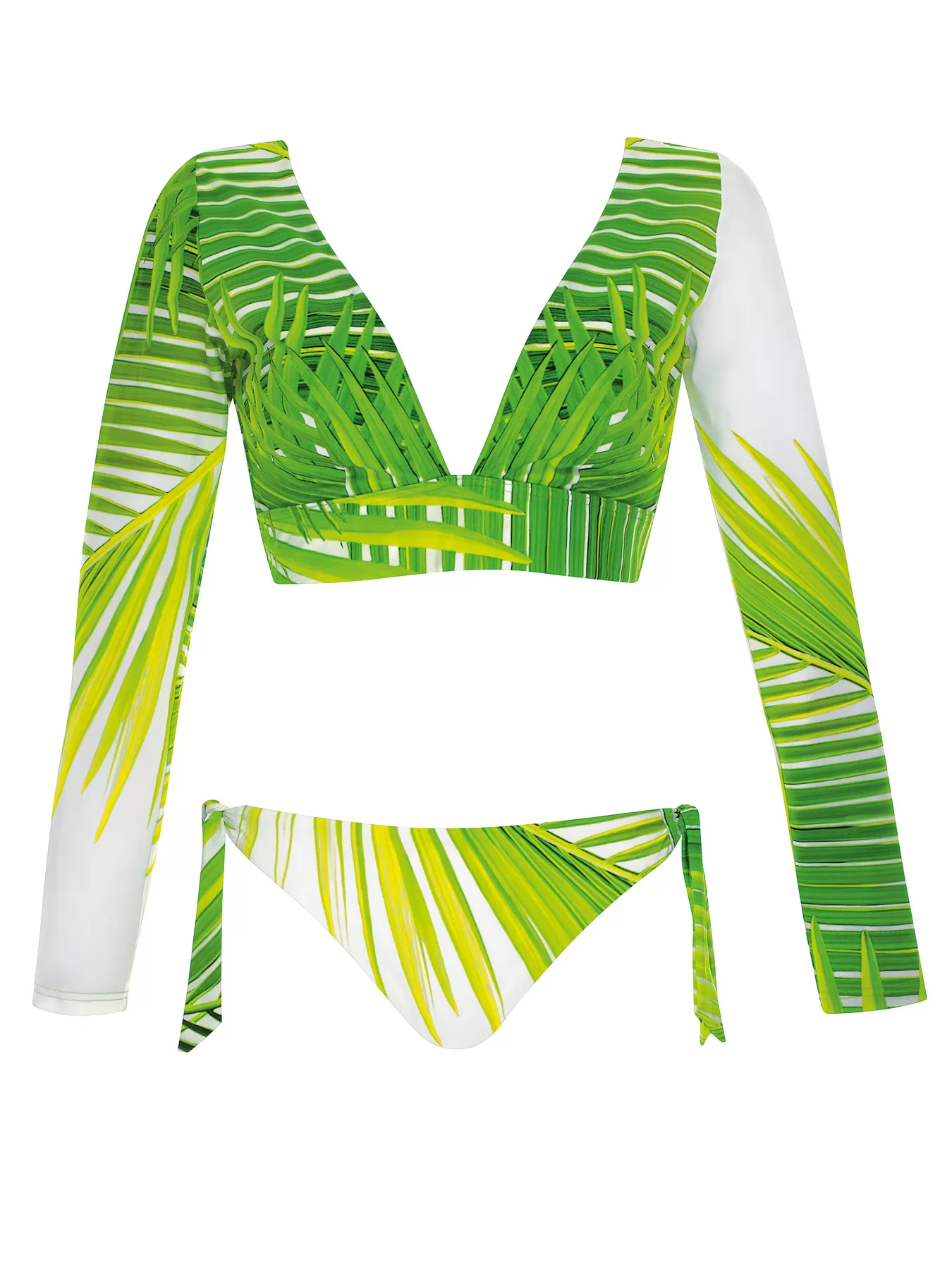 Biały, zielony Kostium kąpielowy Opera 61607 - zdjęcie 1