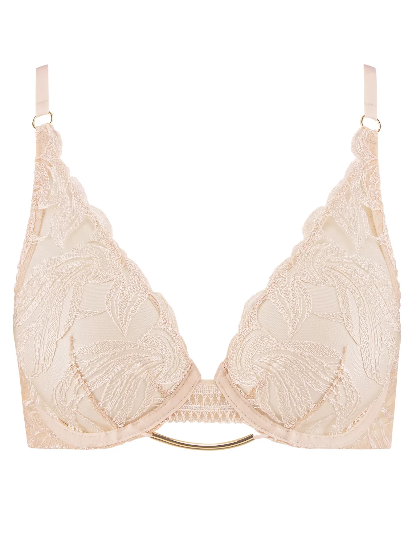 Beżowy Biustonosz Aubade Into The Groove 3BF12 - zdjęcie 5