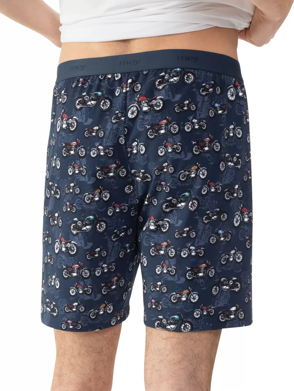 Granatowy Szorty męskie mey 2220021 - zdjęcie 2