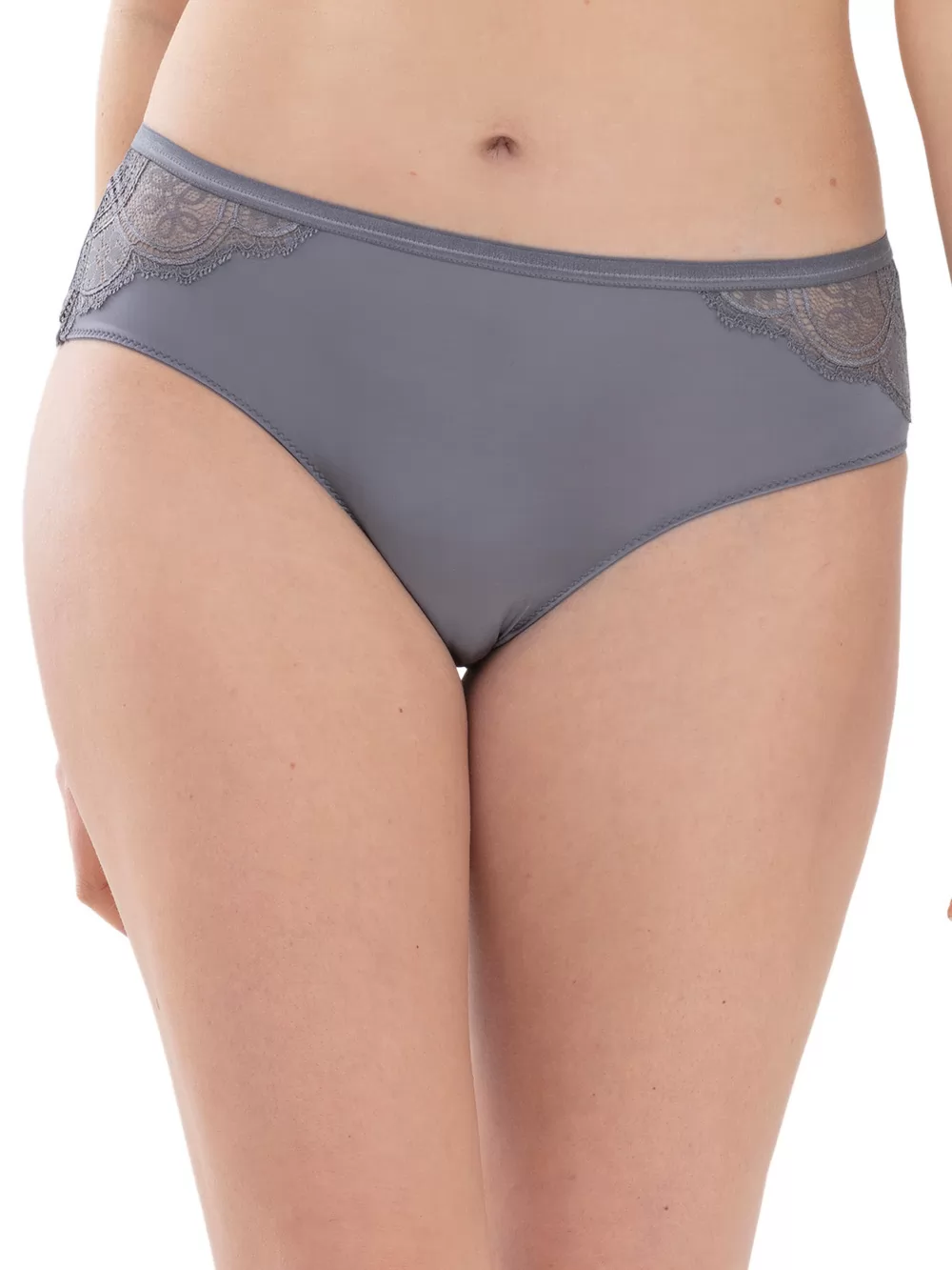 Srebrny, szary Figi damskie mey Poetry Fame 79134 - zdjęcie 1