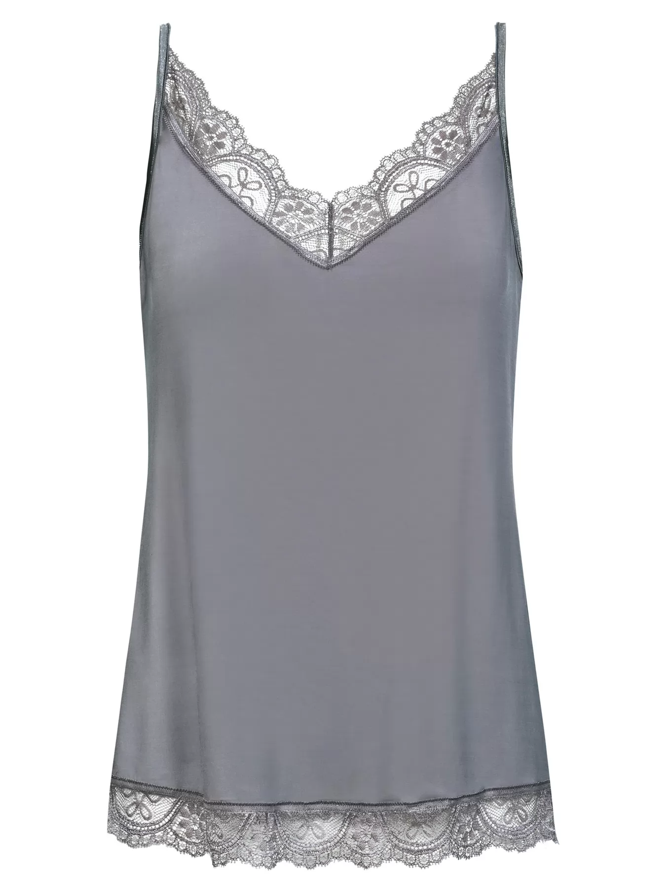 Srebrny, szary Koszulka damska mey Poetry Fame 75134 - zdjęcie 1