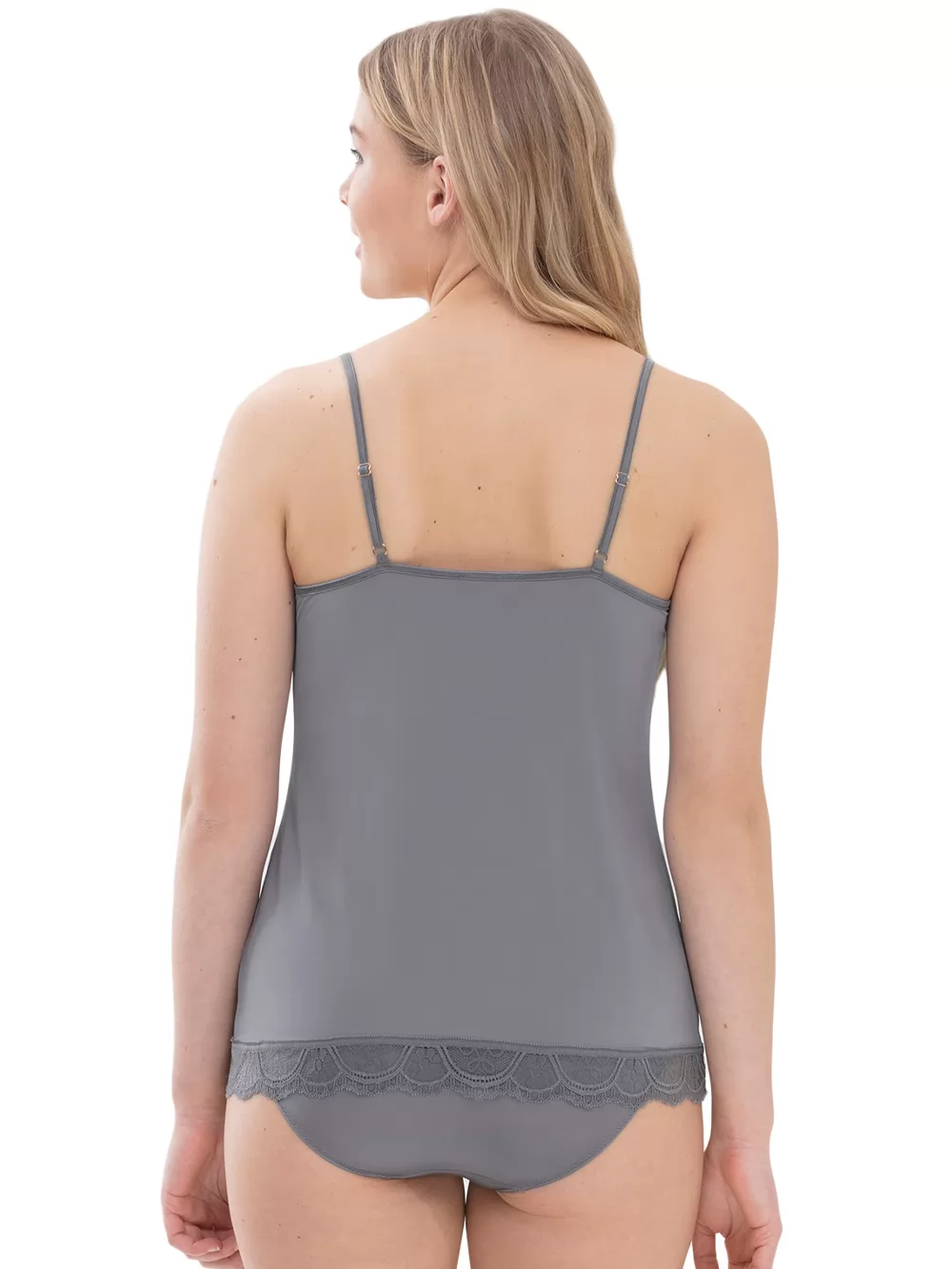 Srebrny, szary Koszulka damska mey Poetry Fame 75134 - zdjęcie 2