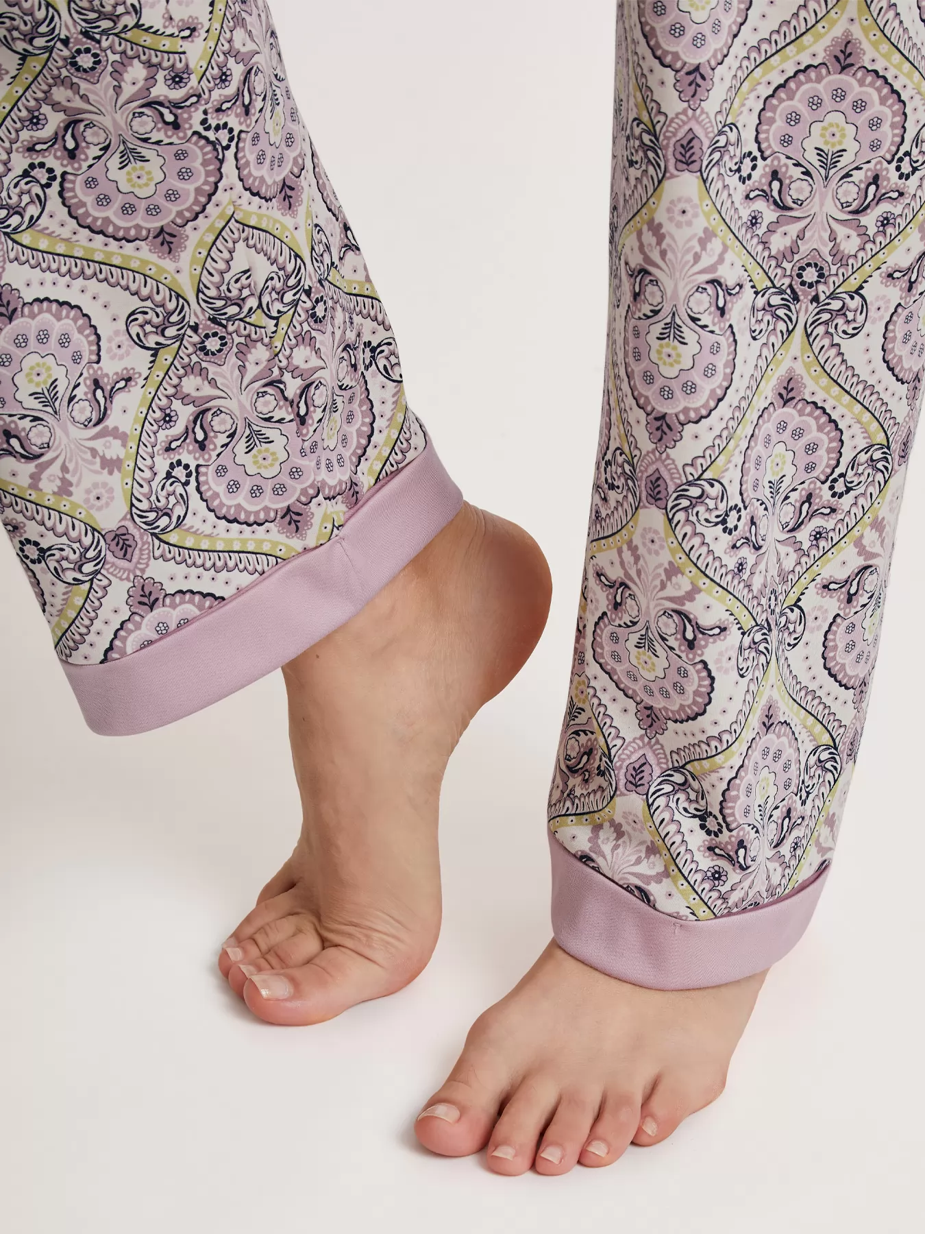 Fioletowy, wielobarwny Piżama damska Calida Orient Dreams 41655 - zdjęcie 4