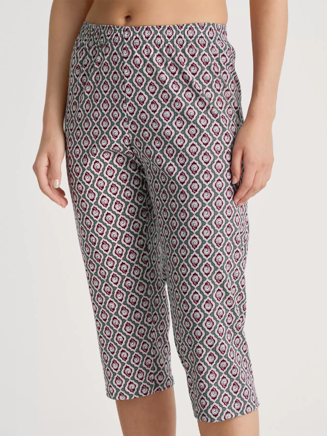 Wielobarwny, zielony Spodnie damskie Calida Favourites Ground 28128 - zdjęcie 1