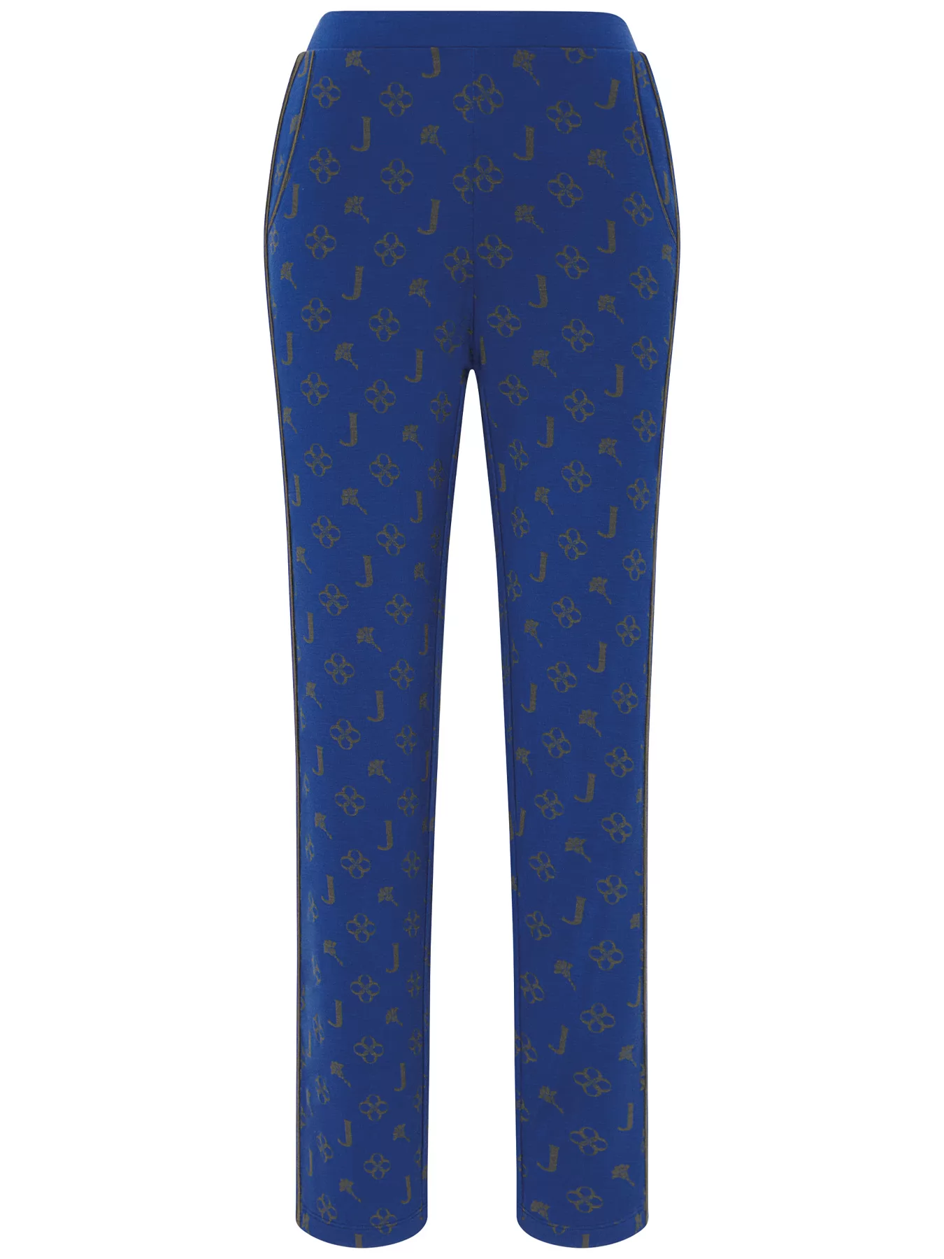 Granatowy, niebieski Spodnie damskie JOOP! 644167 - zdjęcie 5