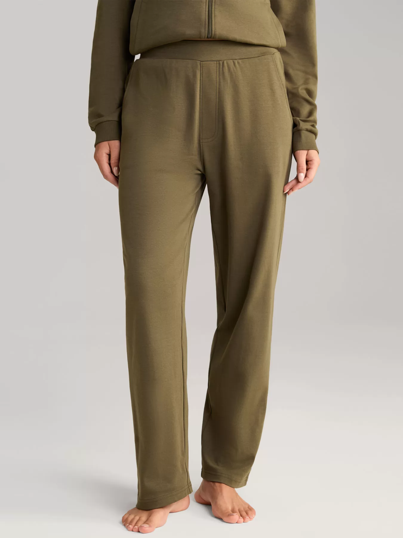 Zielony Spodnie damskie JOOP! 644189 - zdjęcie 1