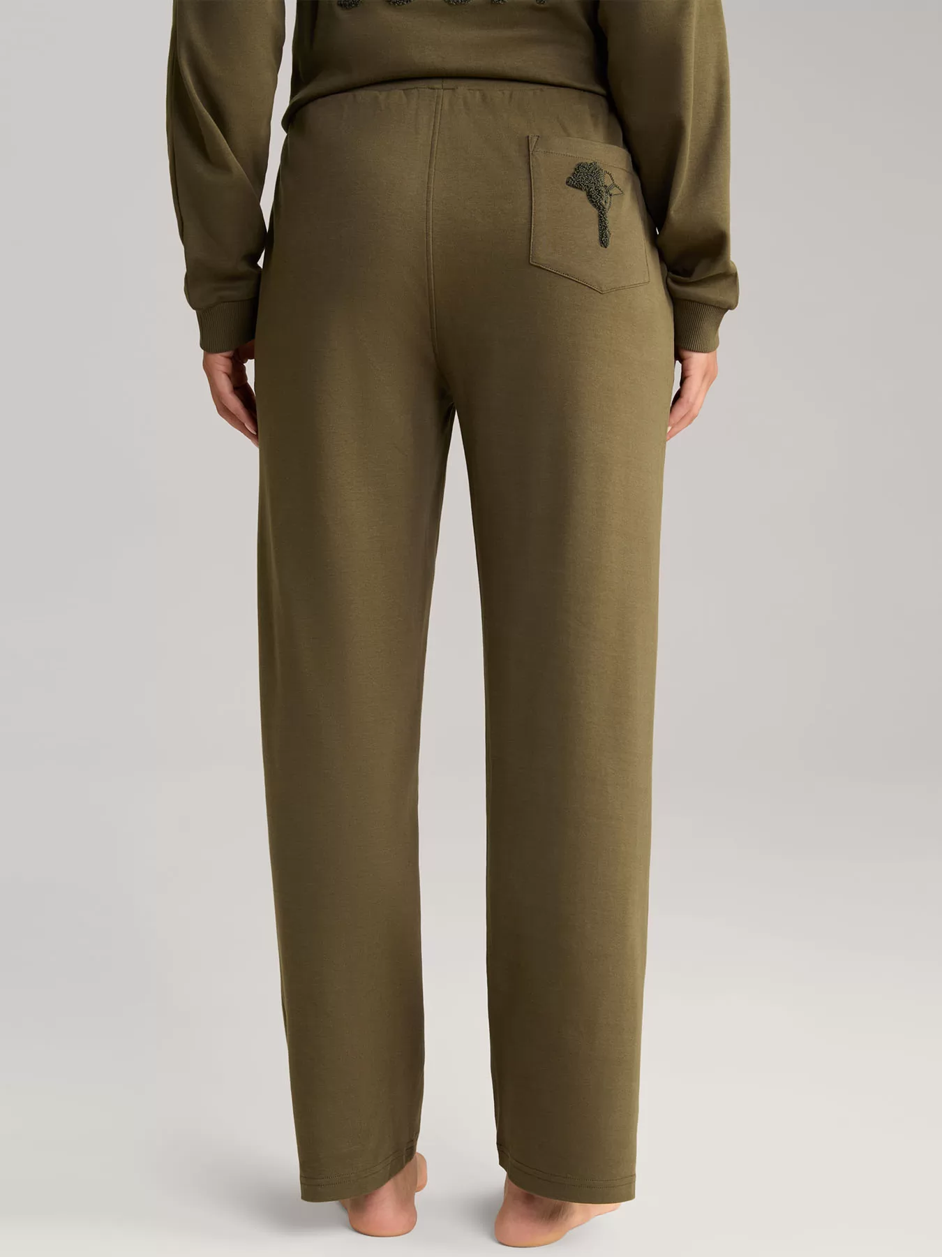 Zielony Spodnie damskie JOOP! 644189 - zdjęcie 2