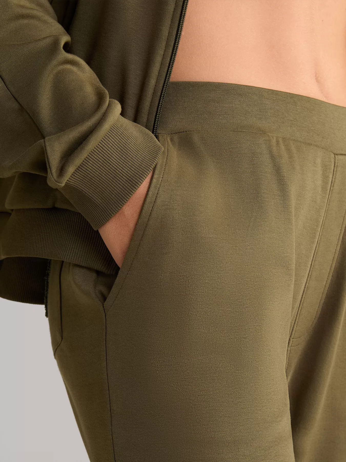 Zielony Spodnie damskie JOOP! 644189 - zdjęcie 4