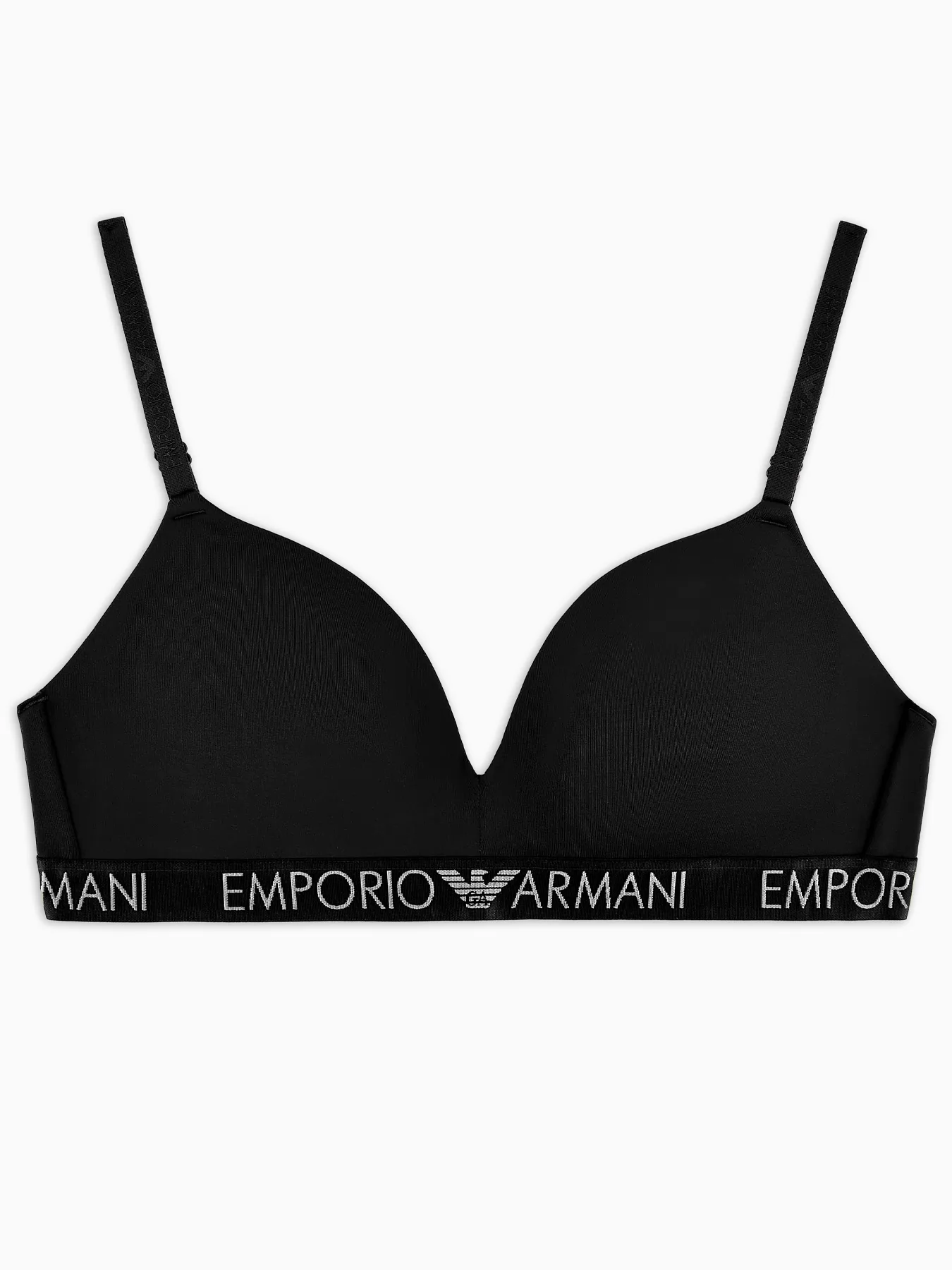 Czarny Biustonosz Emporio Armani 1648834F227 - zdjęcie 3