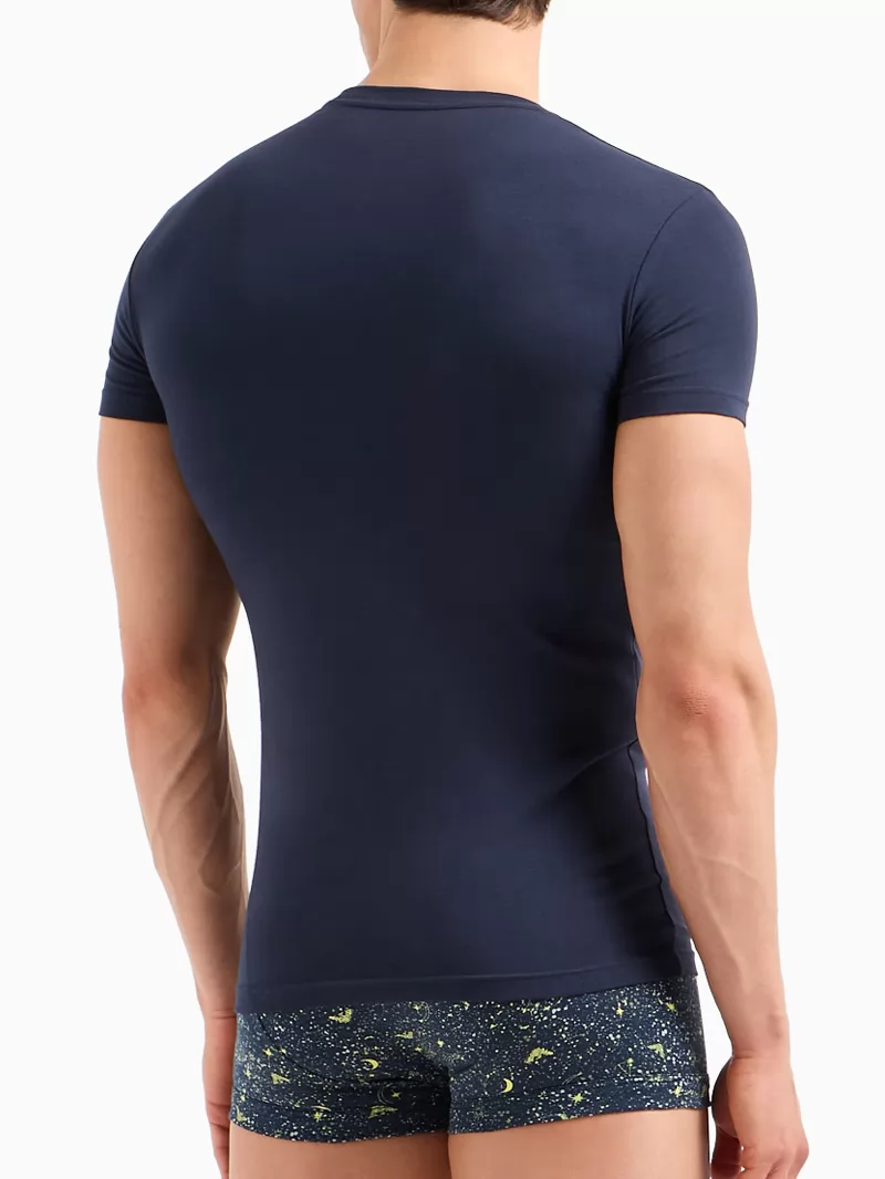 Granatowy, wielobarwny Zestaw męski Emporio Armani 1116044F596 - zdjęcie 2