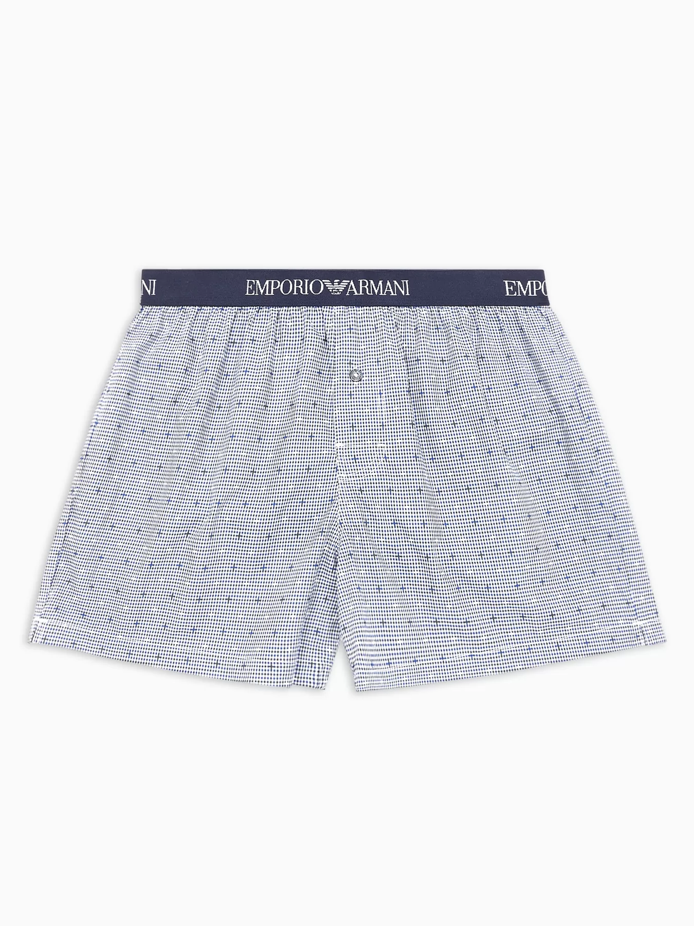 Granatowy, wielobarwny Bokserki męskie Emporio Armani 1109914F576 - zdjęcie 1