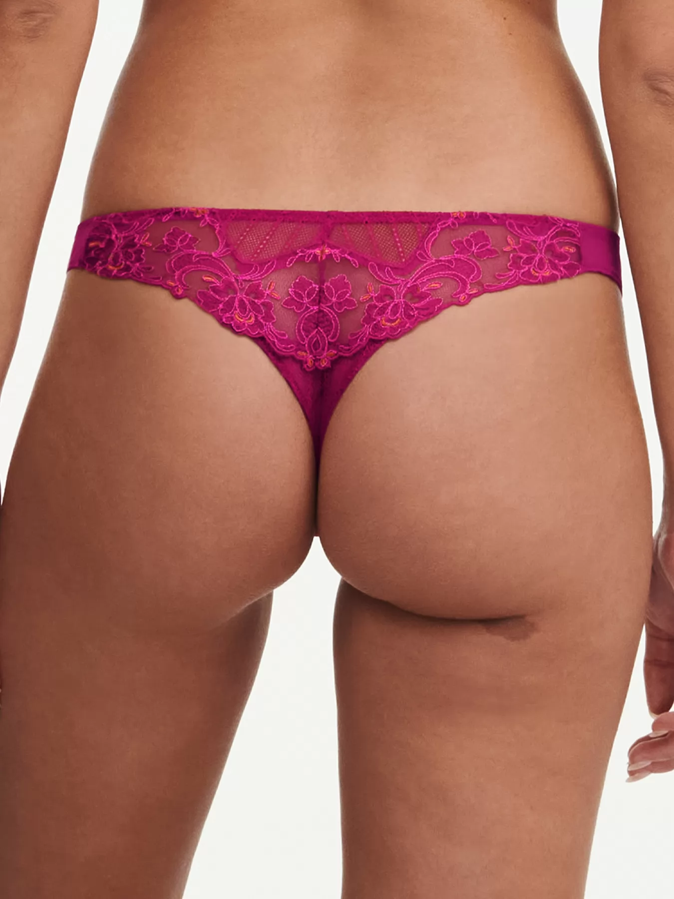 Fioletowy, różowy Figi tanga Chantelle Cabaret Sauvage C13YG0 - zdjęcie 2