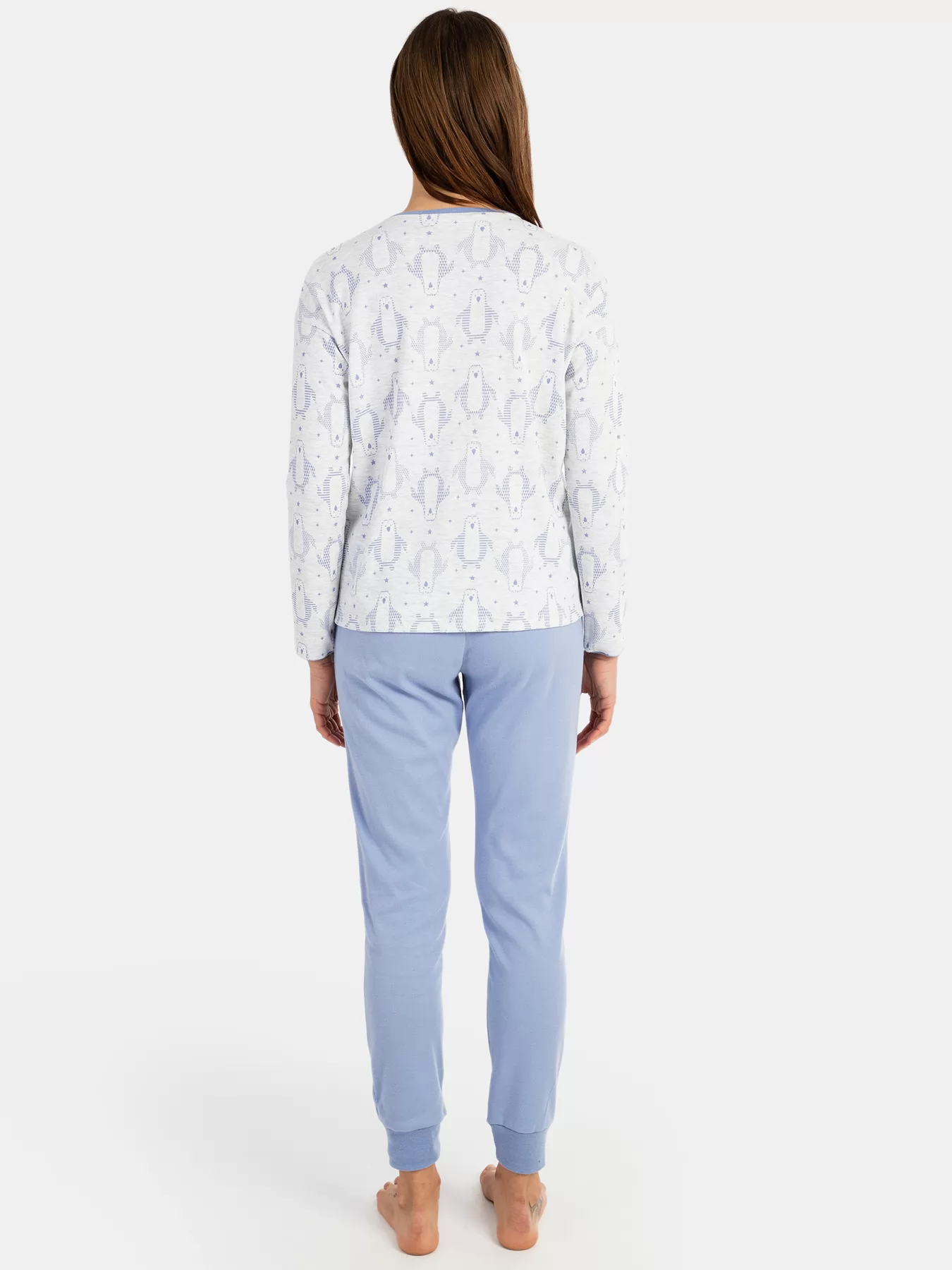 Niebieski Piżama damska Massana 741216 - zdjęcie 2